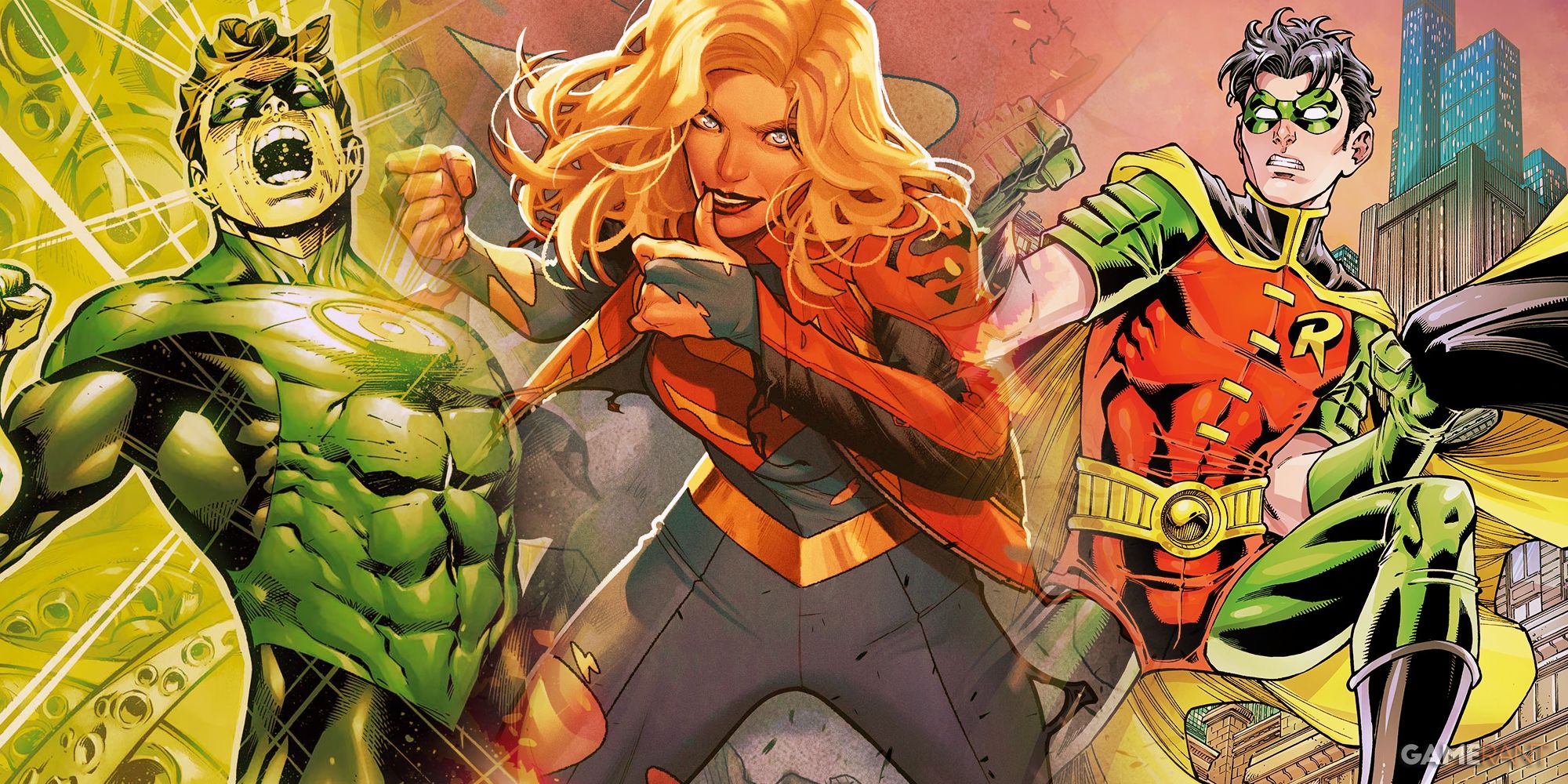 DC Green Lantern (Hal Jordan), Supergirl, Robin (Jason Todd)