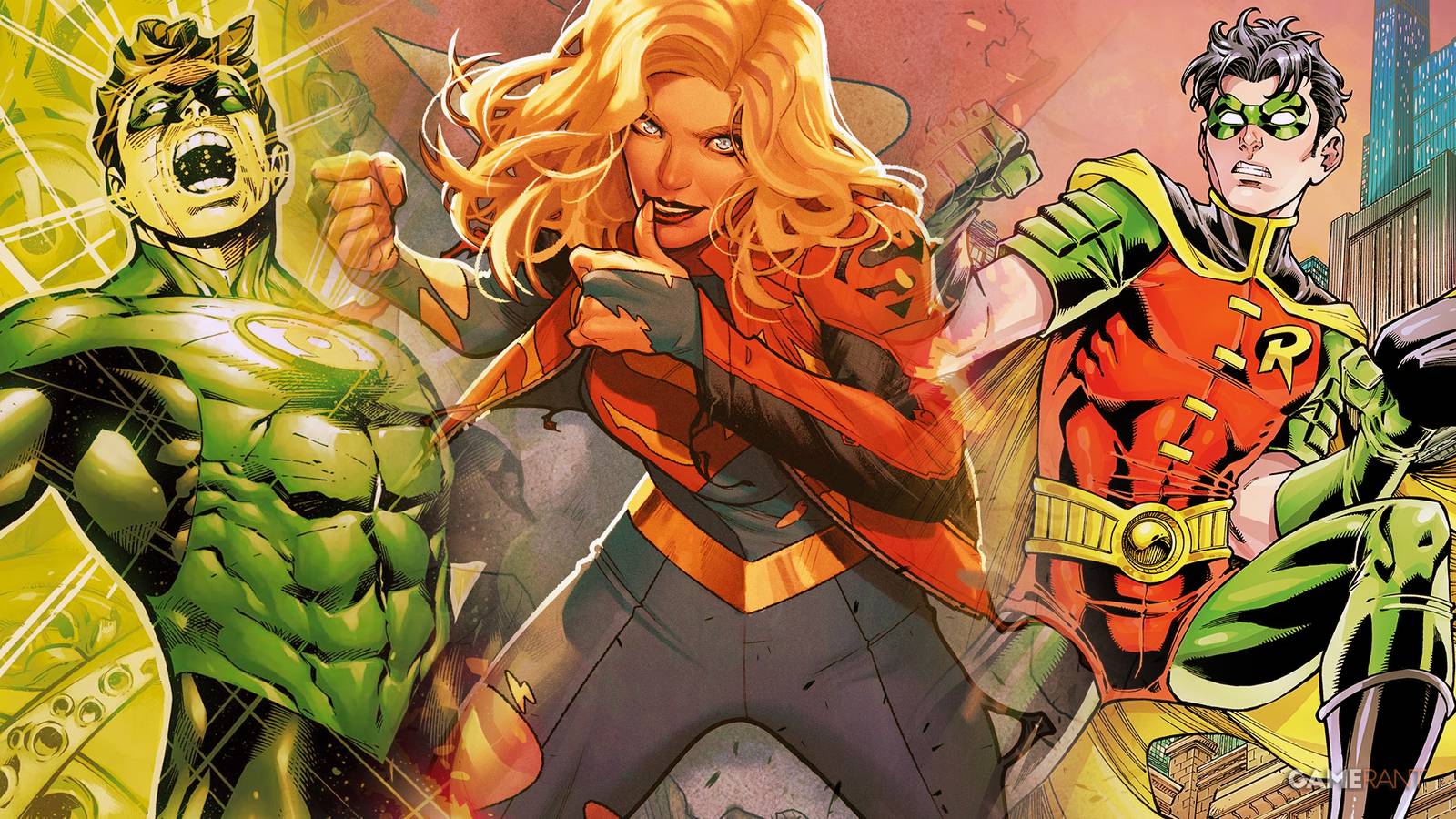 DC Green Lantern (Hal Jordan), Supergirl, Robin (Jason Todd)