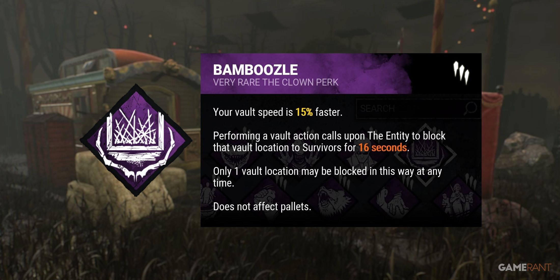 dead by daylight perk description bamboozle