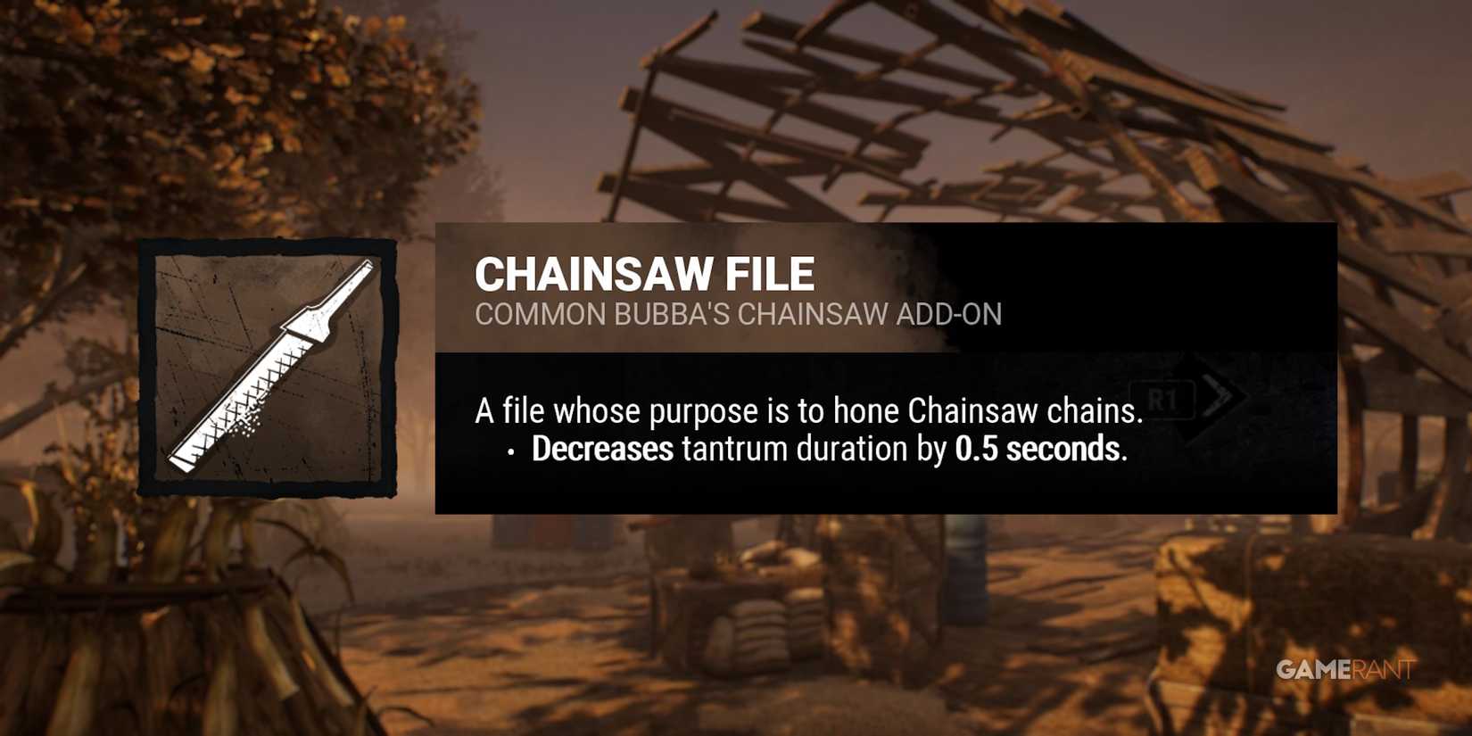 dead by daylight the cannibal chainsaw file addon