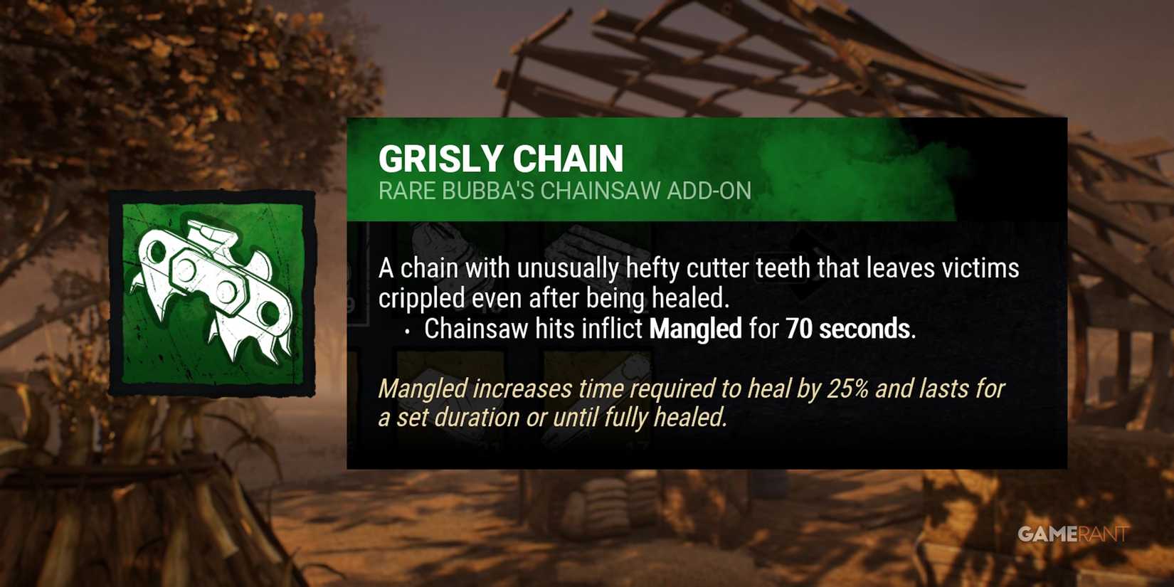 dead by daylight the cannibal grisly chain addon