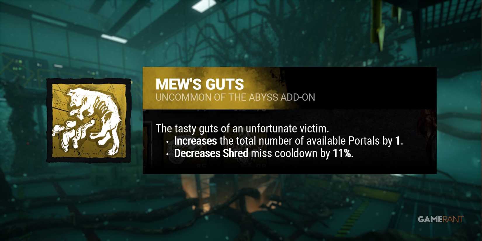 dead by daylight the demogorgon mew's guts addon