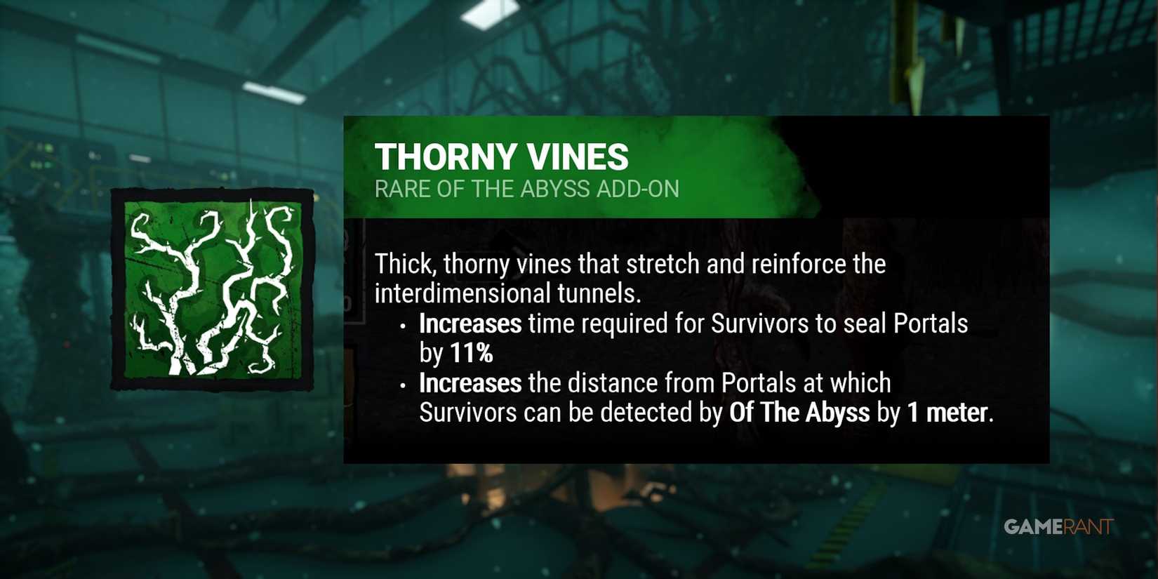 dead by daylight the demogorgon thorny vines addon