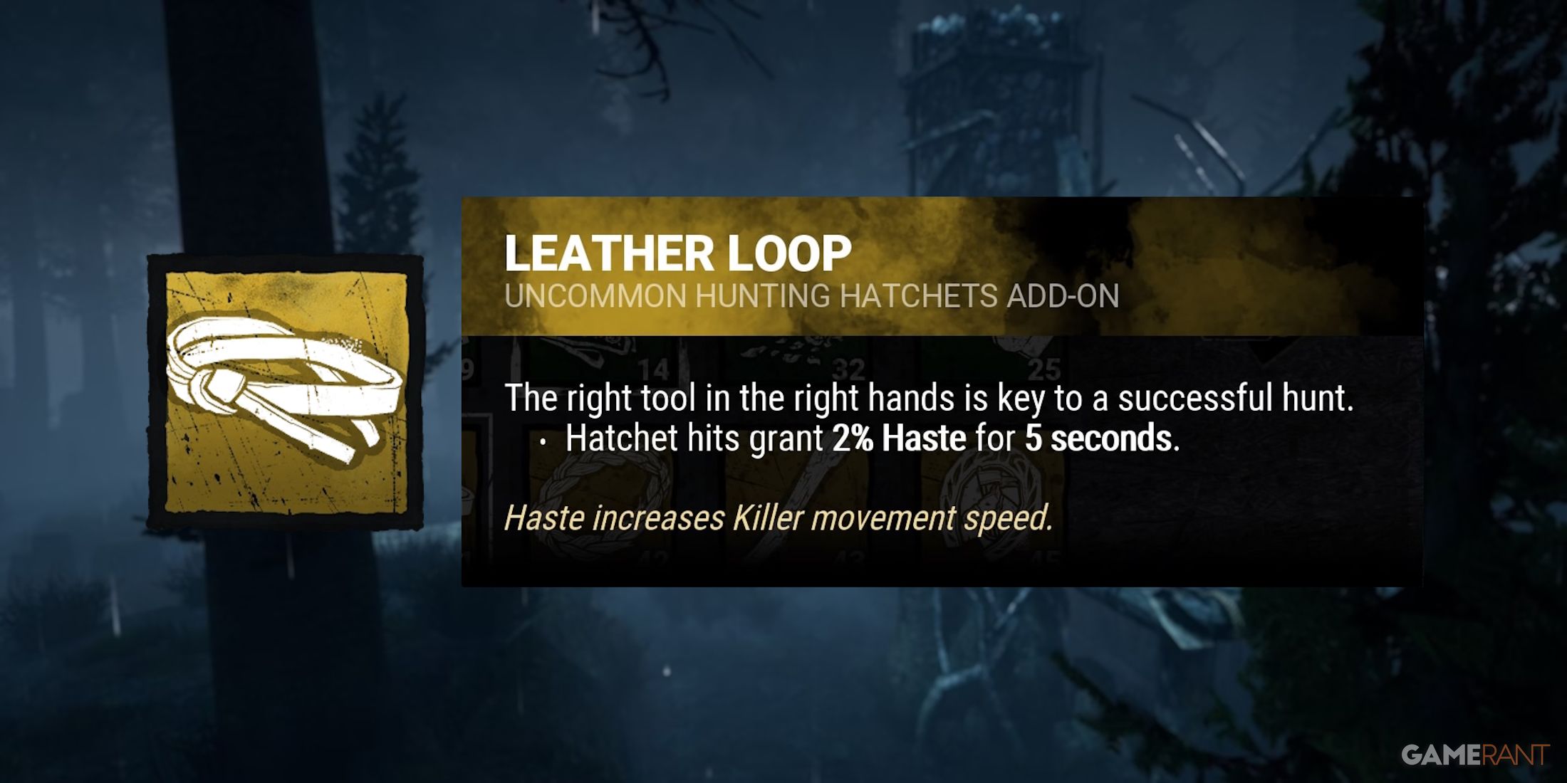 dead by daylight the huntress leather loop addon