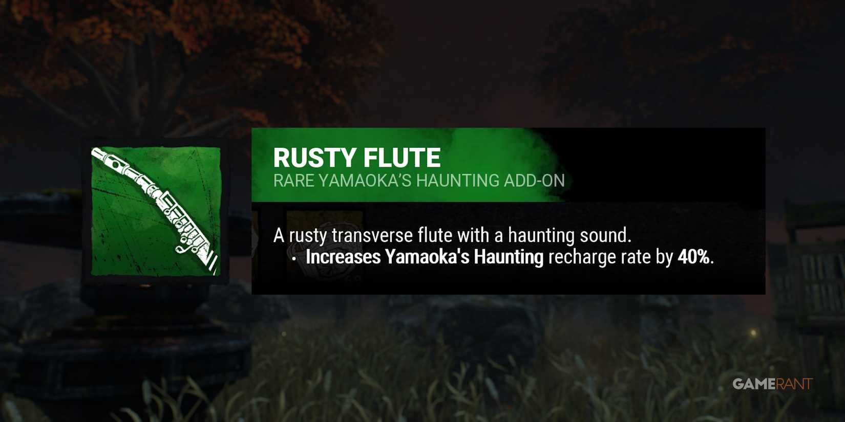 dead by daylight the spirit rusty flute addon