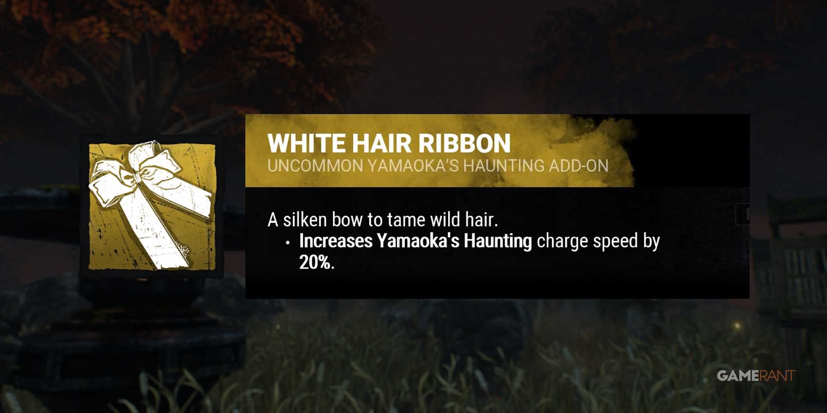dead by daylight the spirit white hair ribbon addon