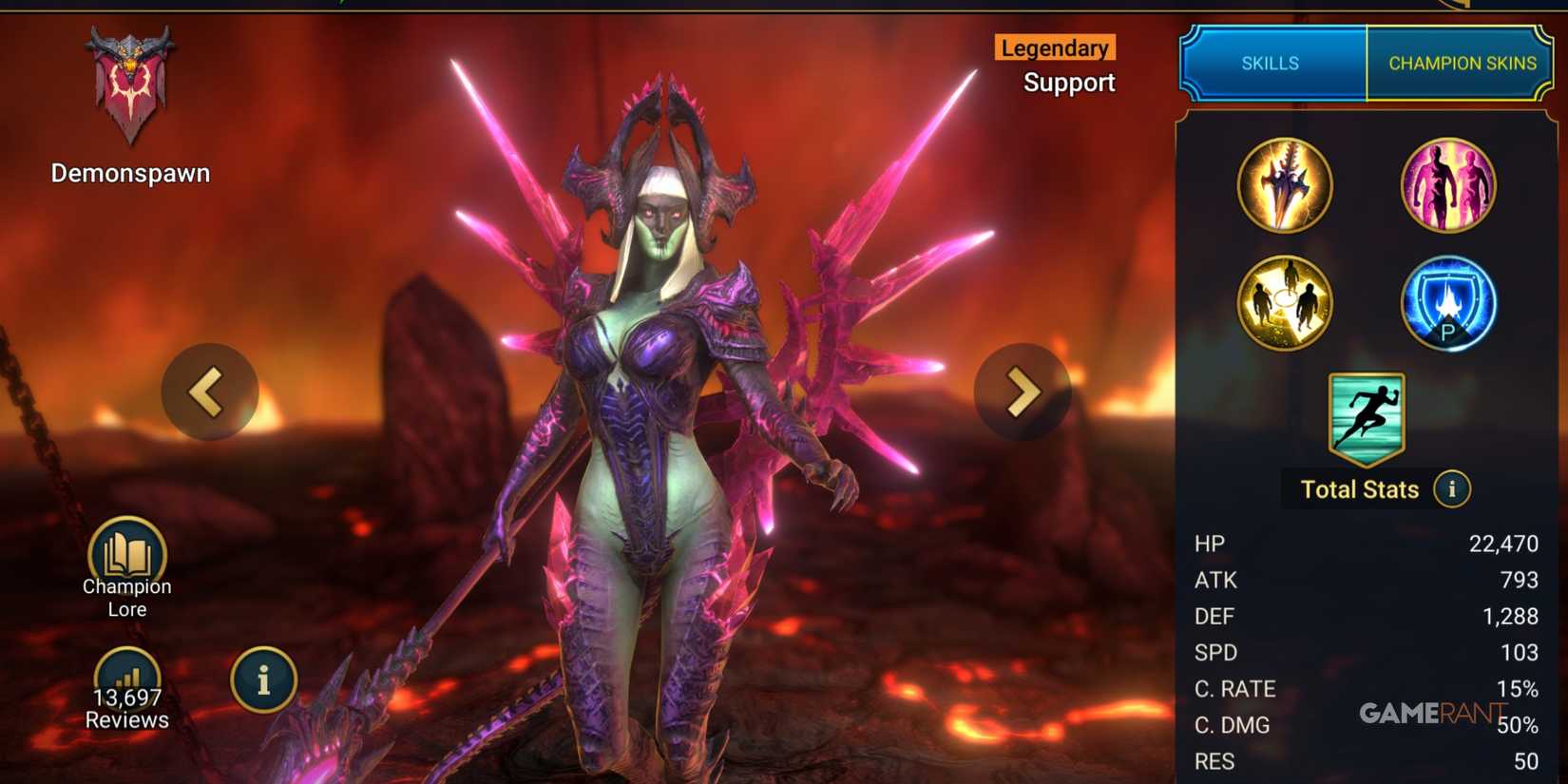 Duchess Lilitu Legendary Champion In Raid Shadow Legends