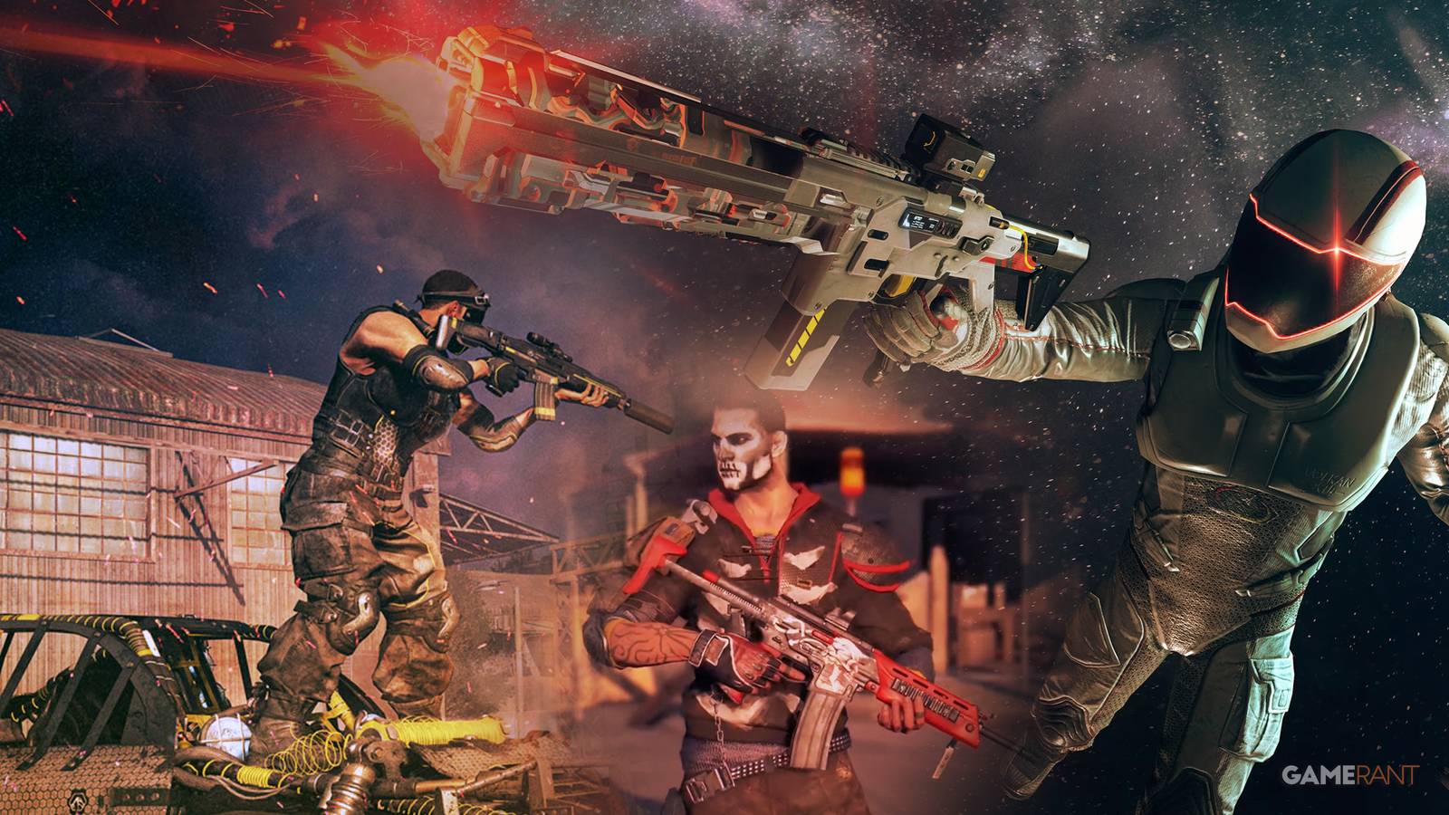 Dying Light rifles Volkan Combat Assault Rifle, Marksman Rifle, V-23 Eraser