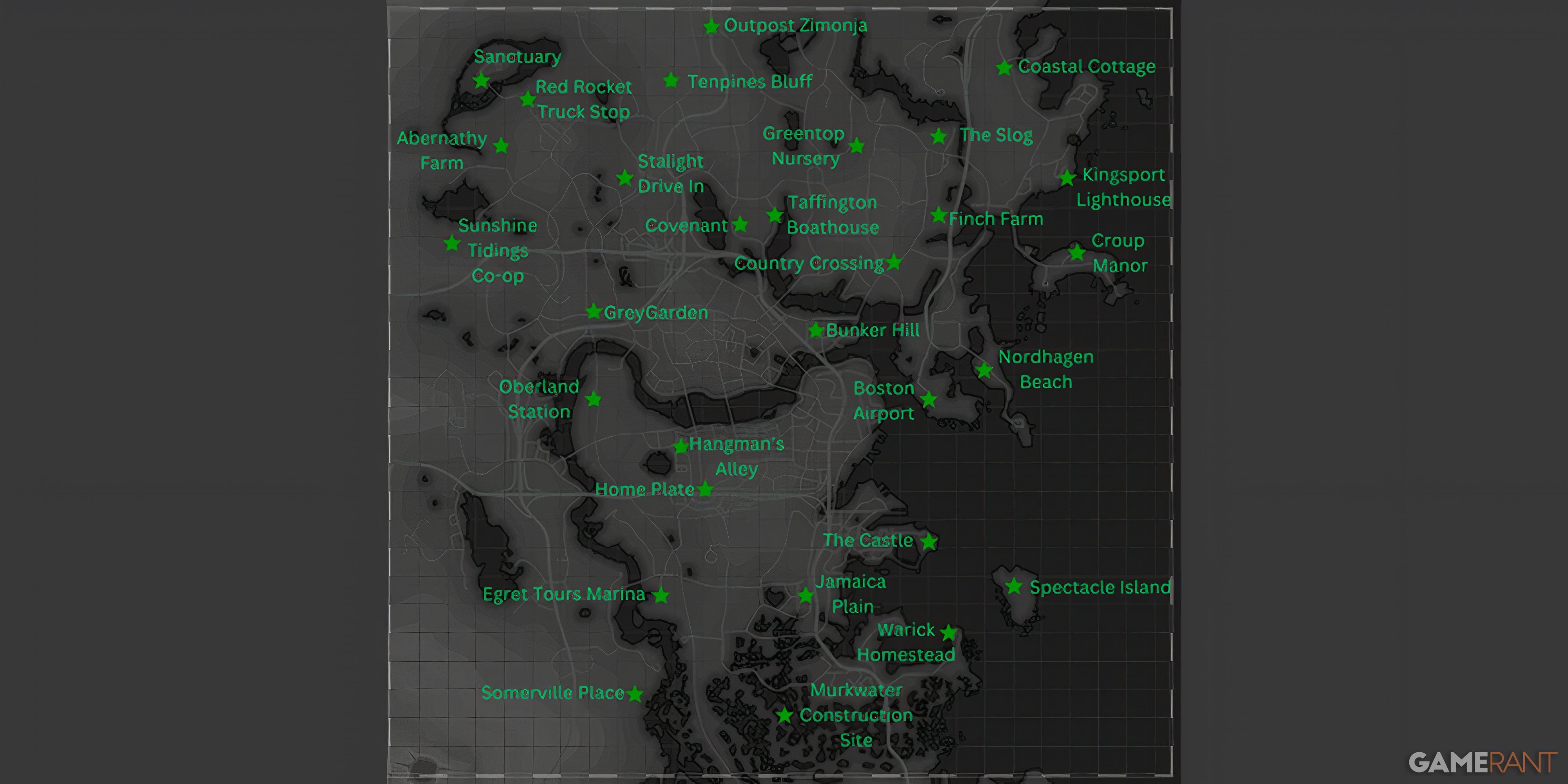 Fallout 4 - All Settlements in Base Game