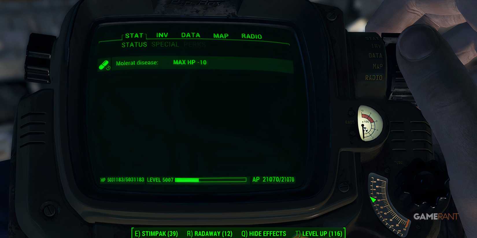 Fallout 4 -  Molerat Disease