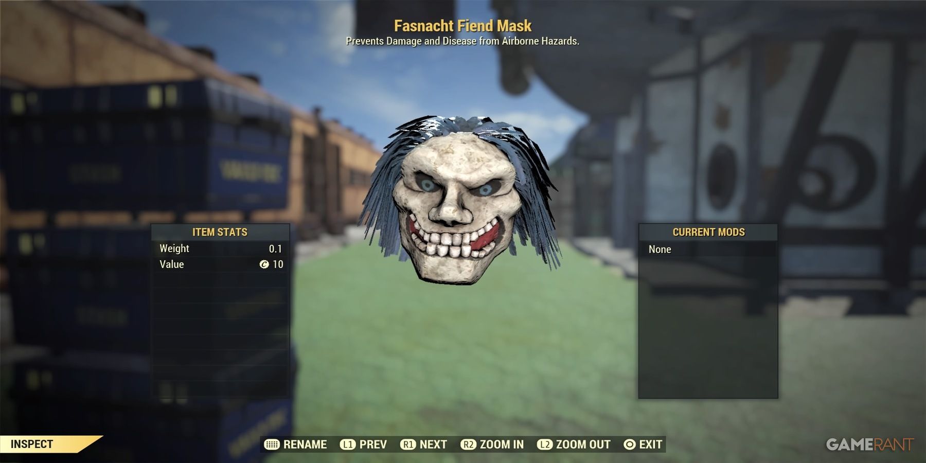 Fiend Mask in Fallout 76