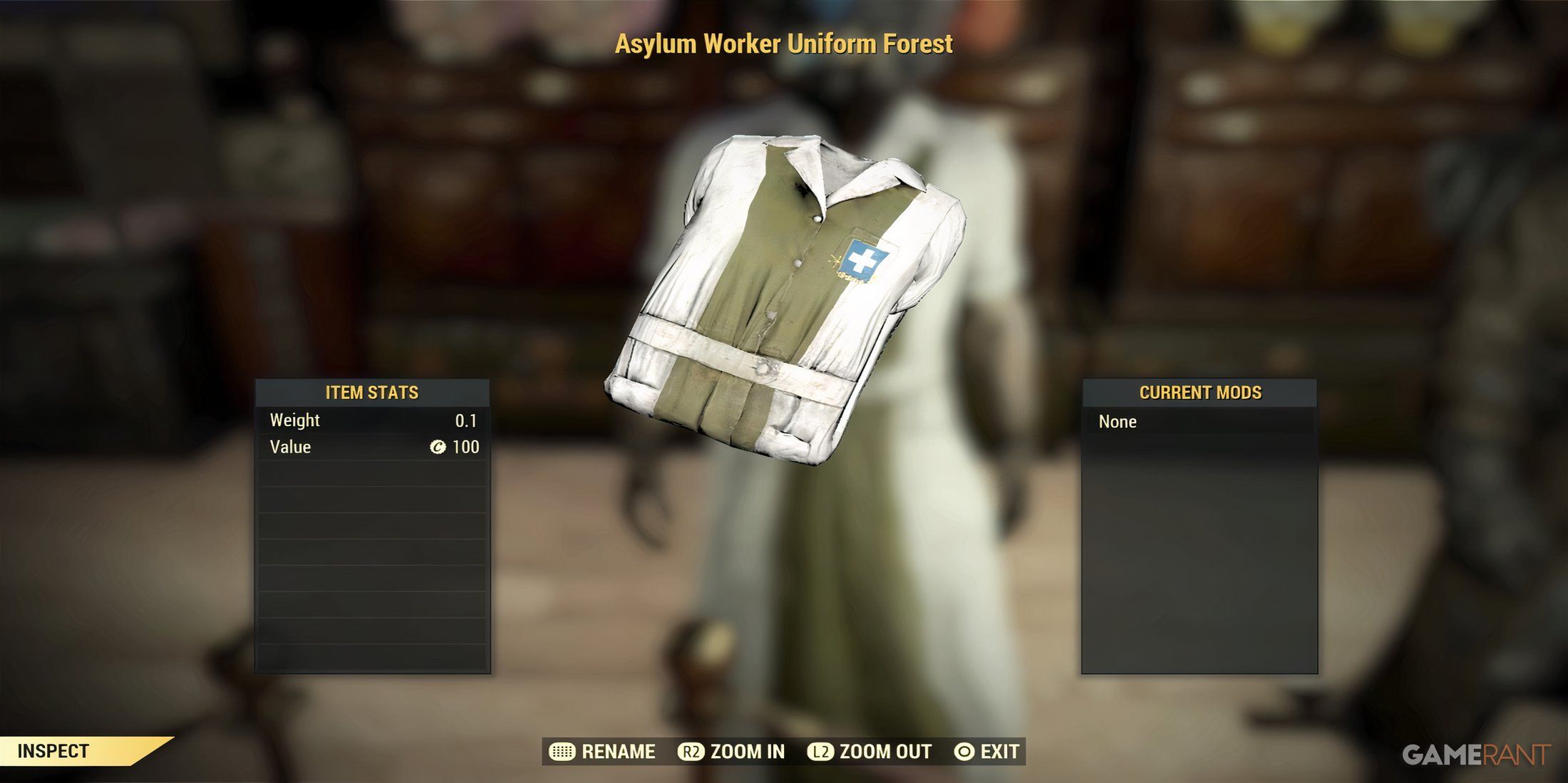 Forest Asylum Uniform in Fallout 76
