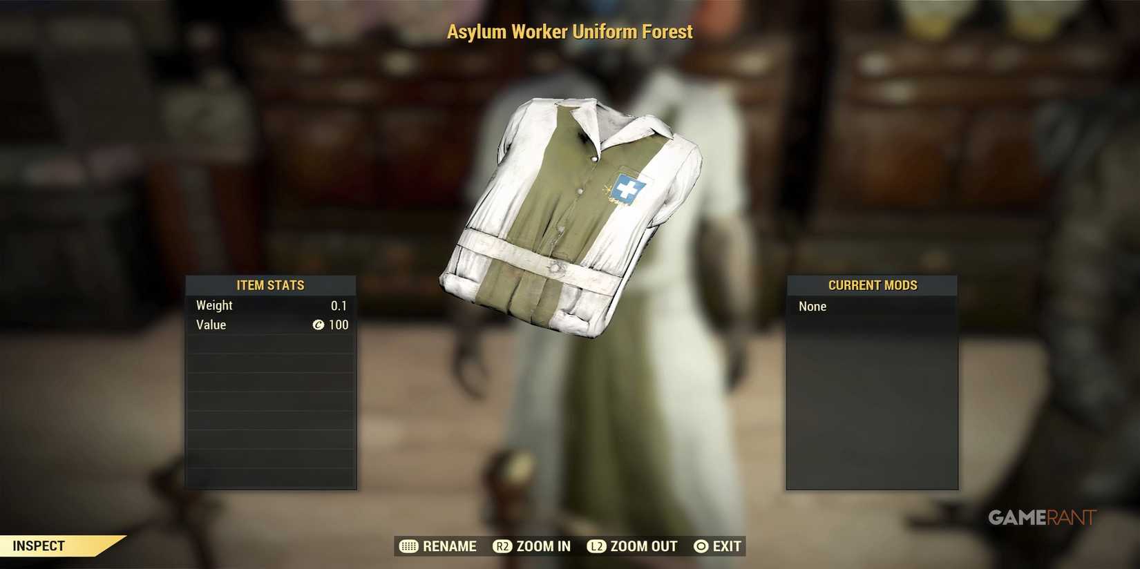 Forest Asylum Uniform in Fallout 76