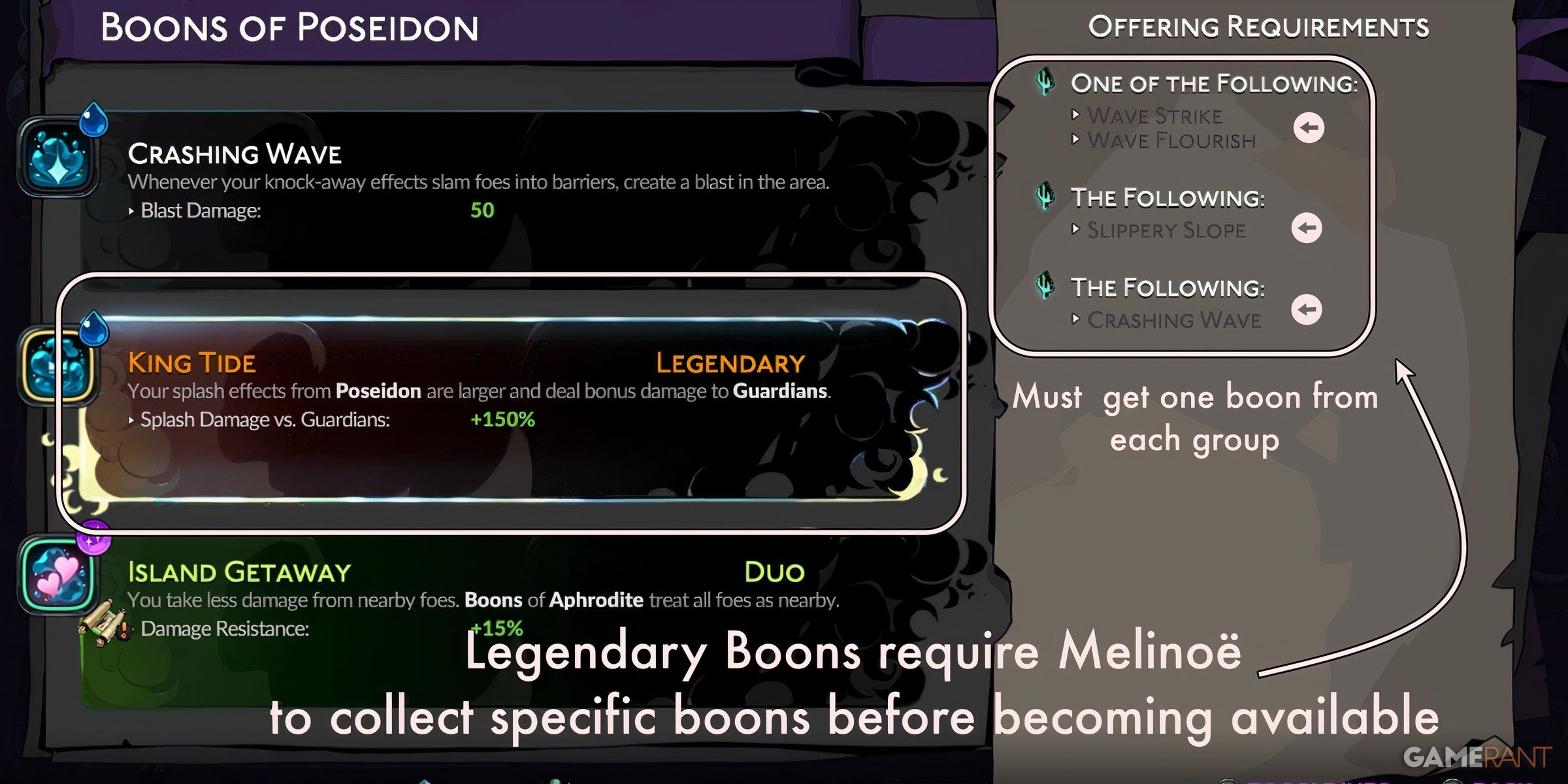 How to Get All Legendary and Duo Boons in Hades 2