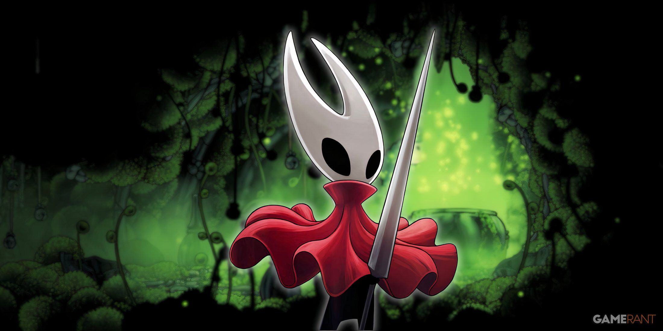 Hollow Knight Silksong Hornet in the Moss Grotto