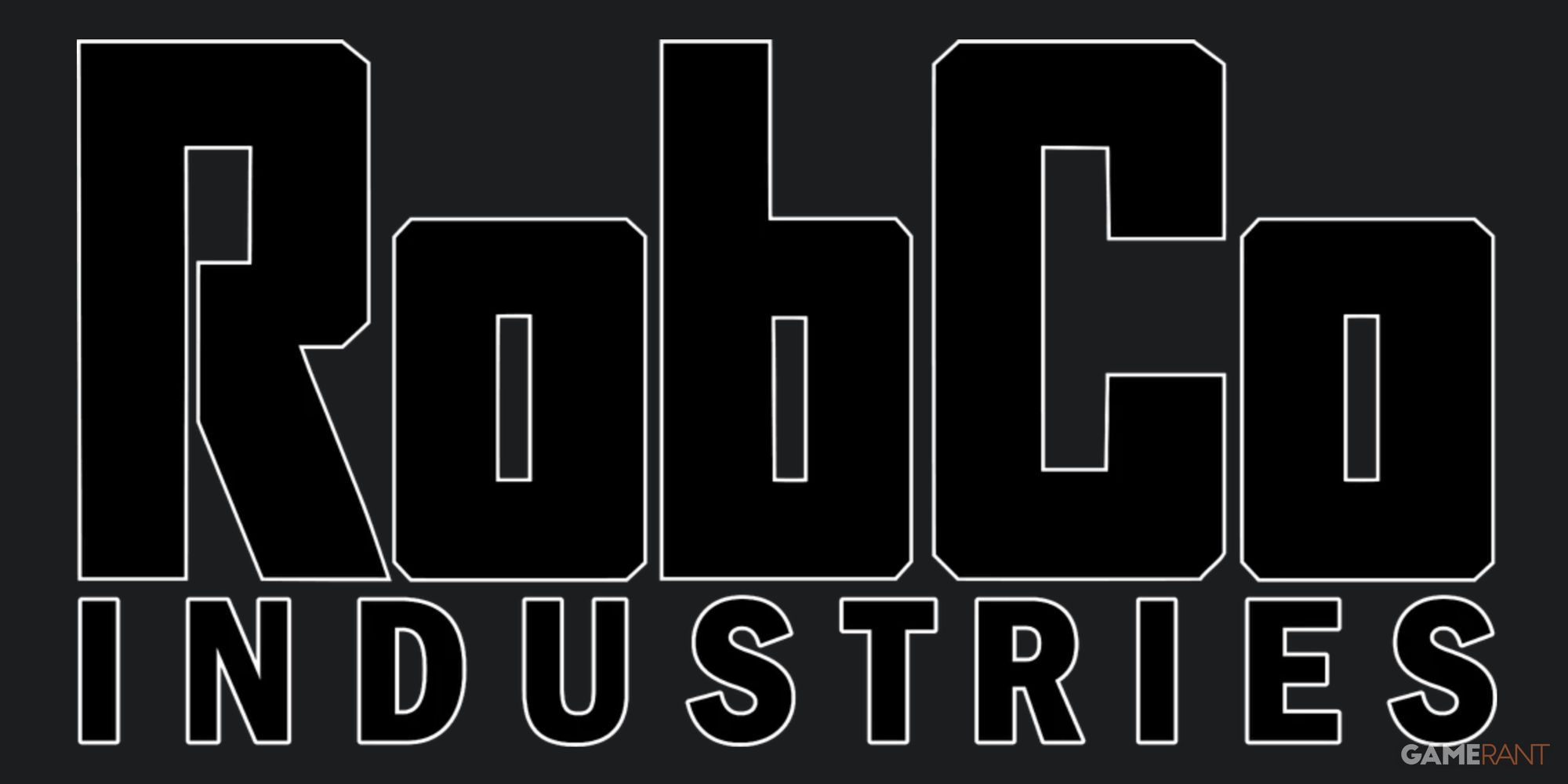 The RobCo Industries logo from the Fallout franchise