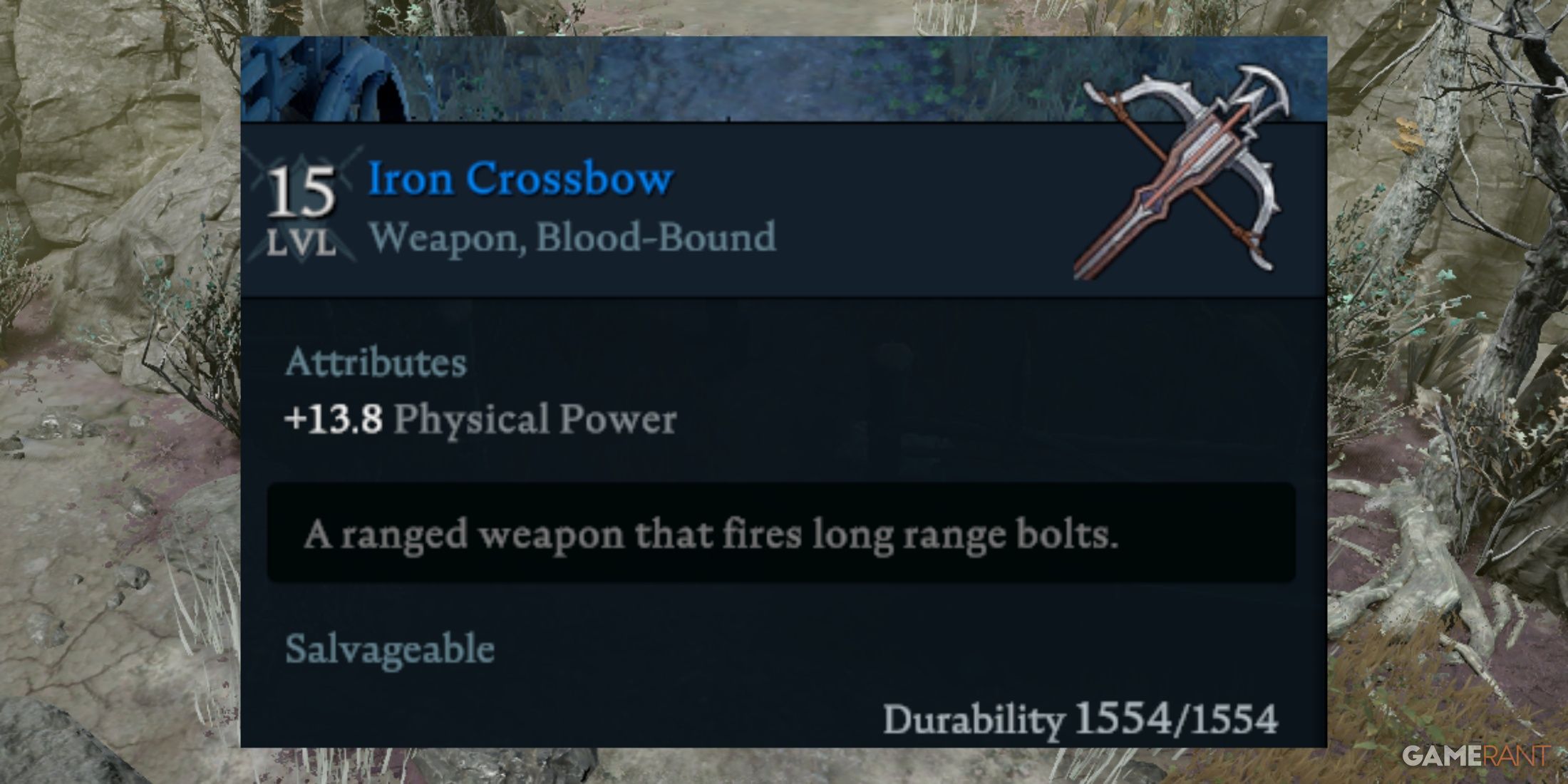 Iron Crossbow In V Rising