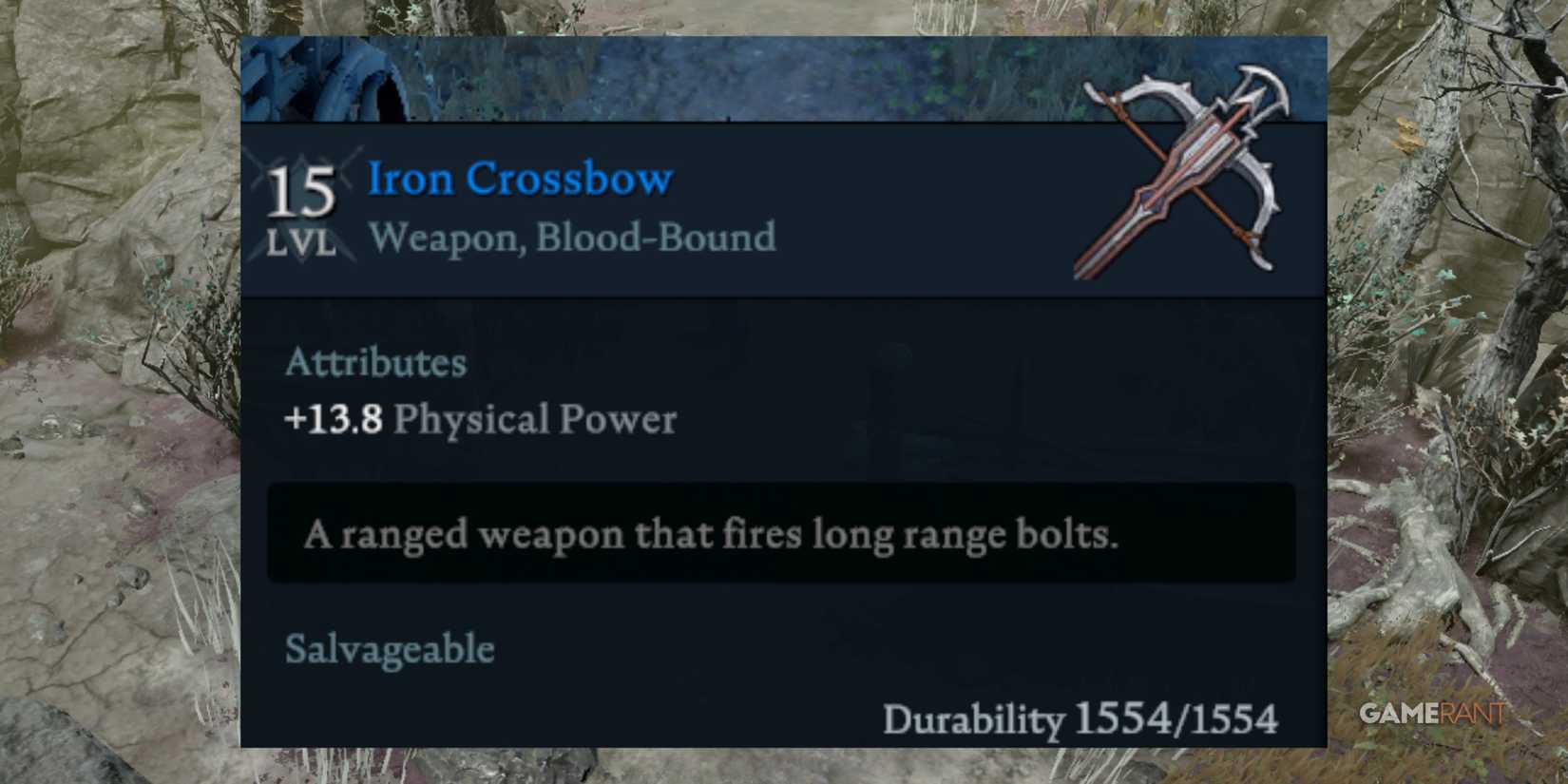 Iron Crossbow In V Rising