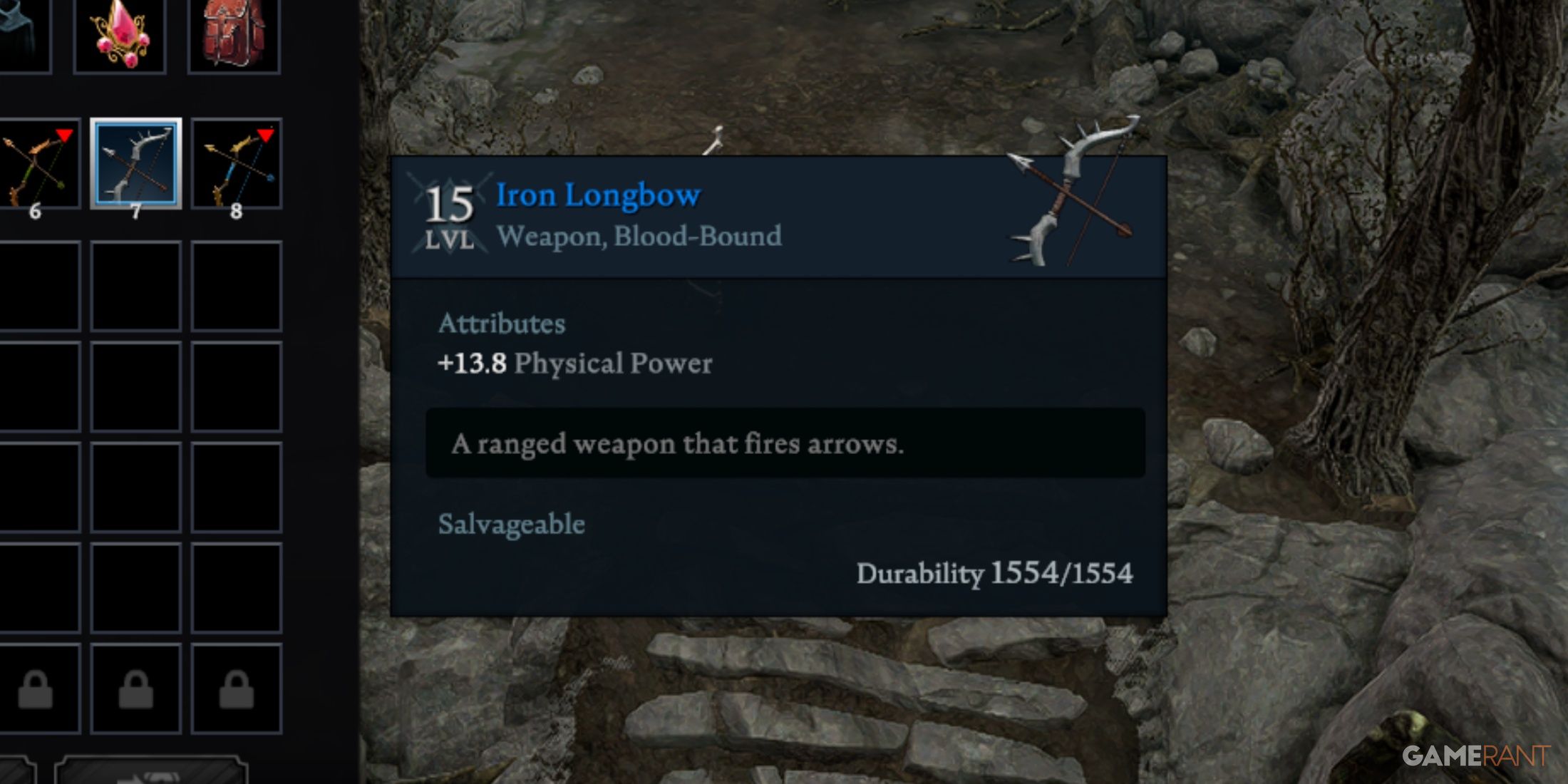 Iron Longbow In V Rising