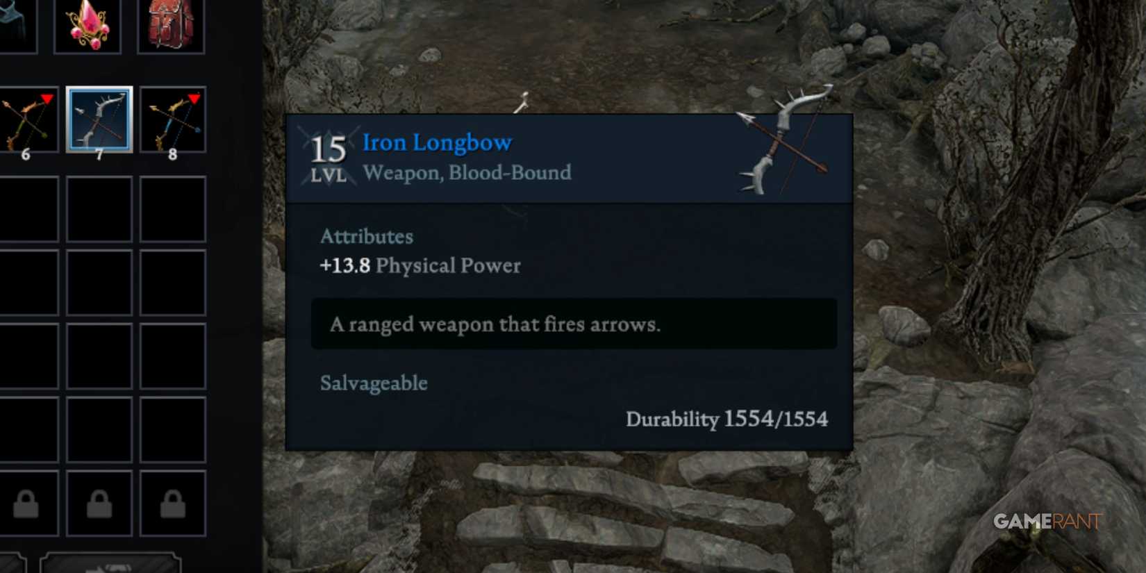 Iron Longbow In V Rising