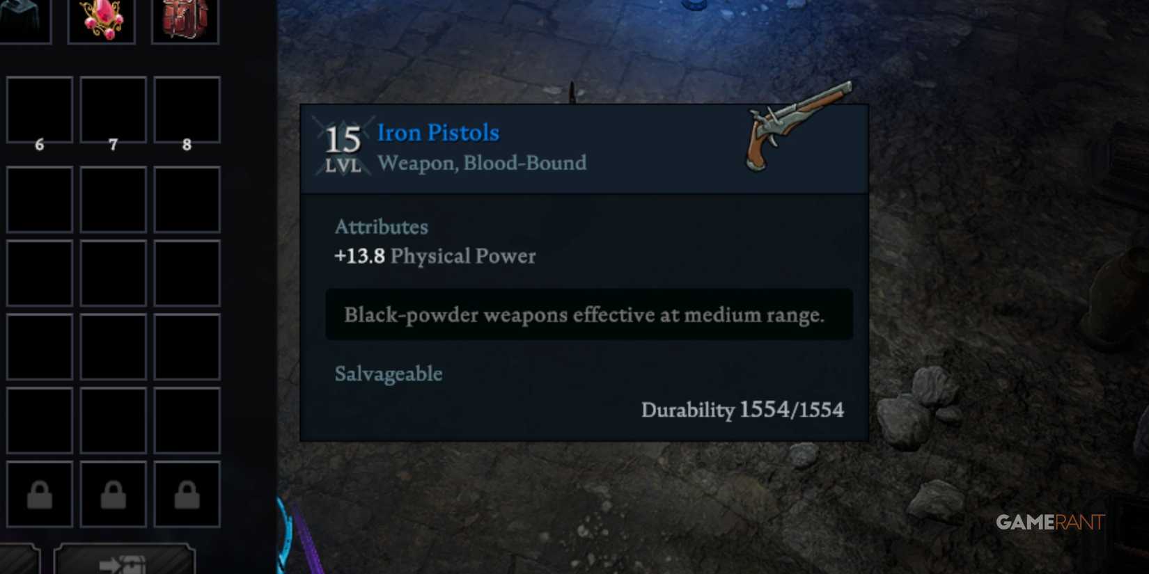 Iron Pistols In V Rising