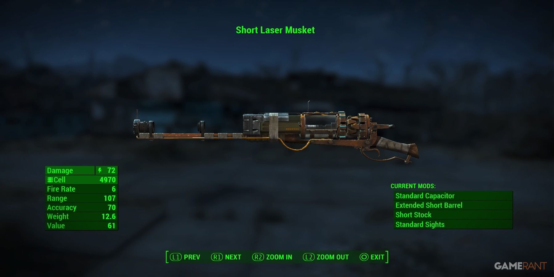 Laser Musket in Fallout 4