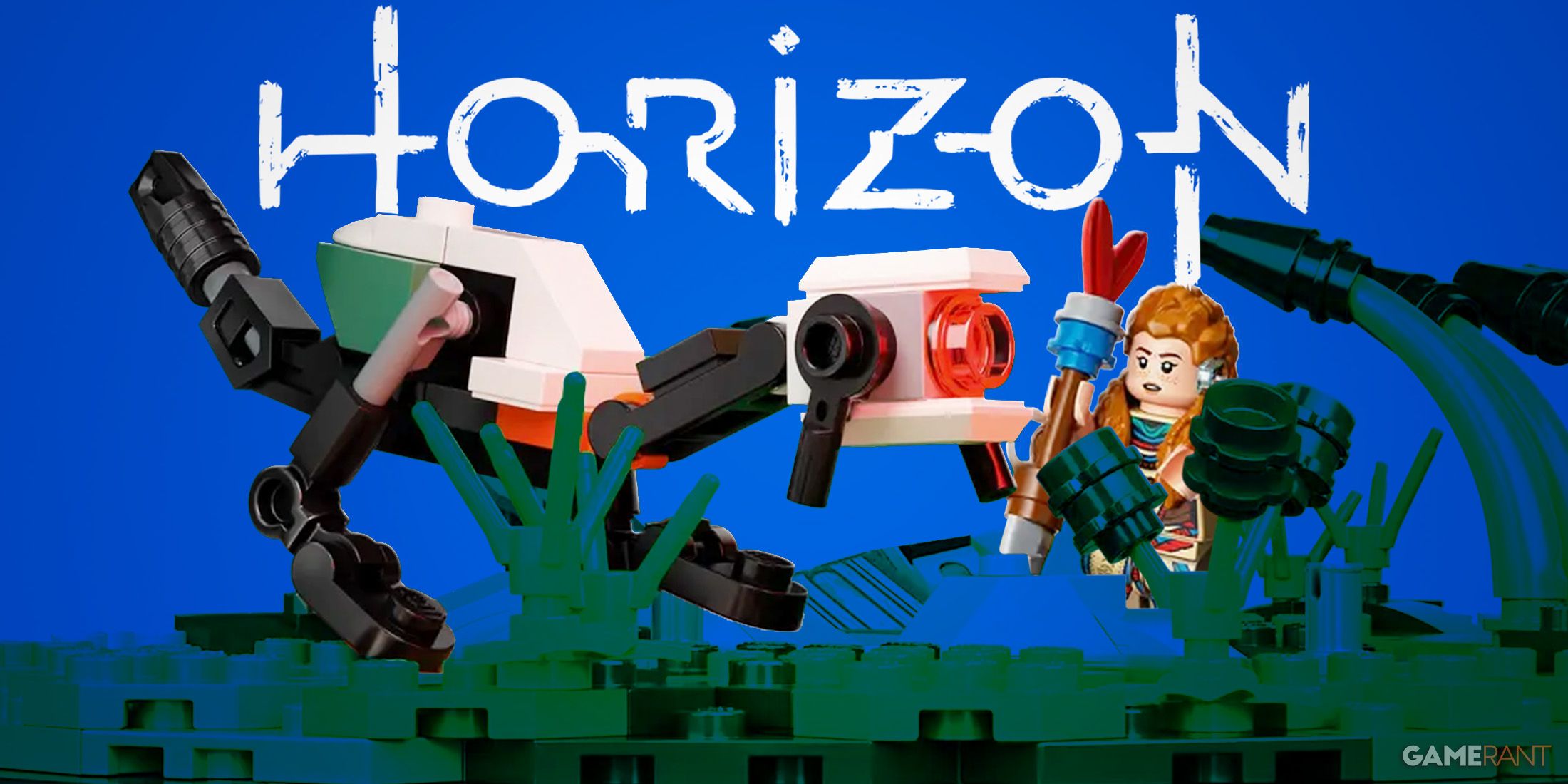 LEGO Horizon Tallneck Set adventures composite selective blue filter