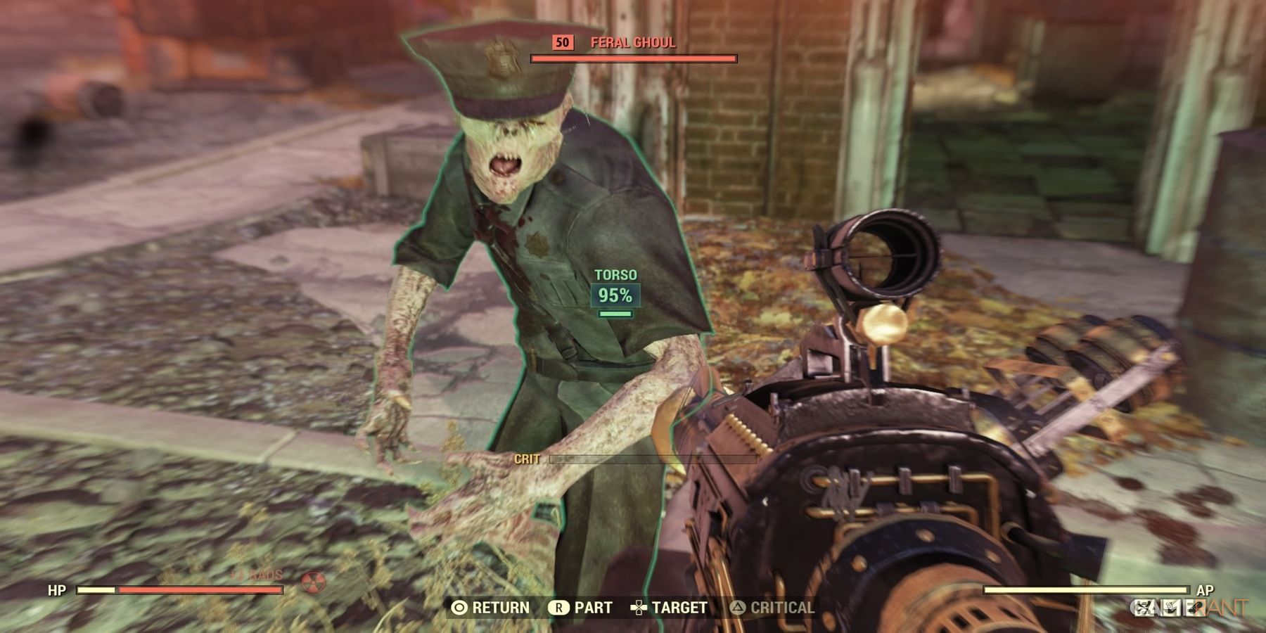 Level 50 Ghoul in Fallout 76