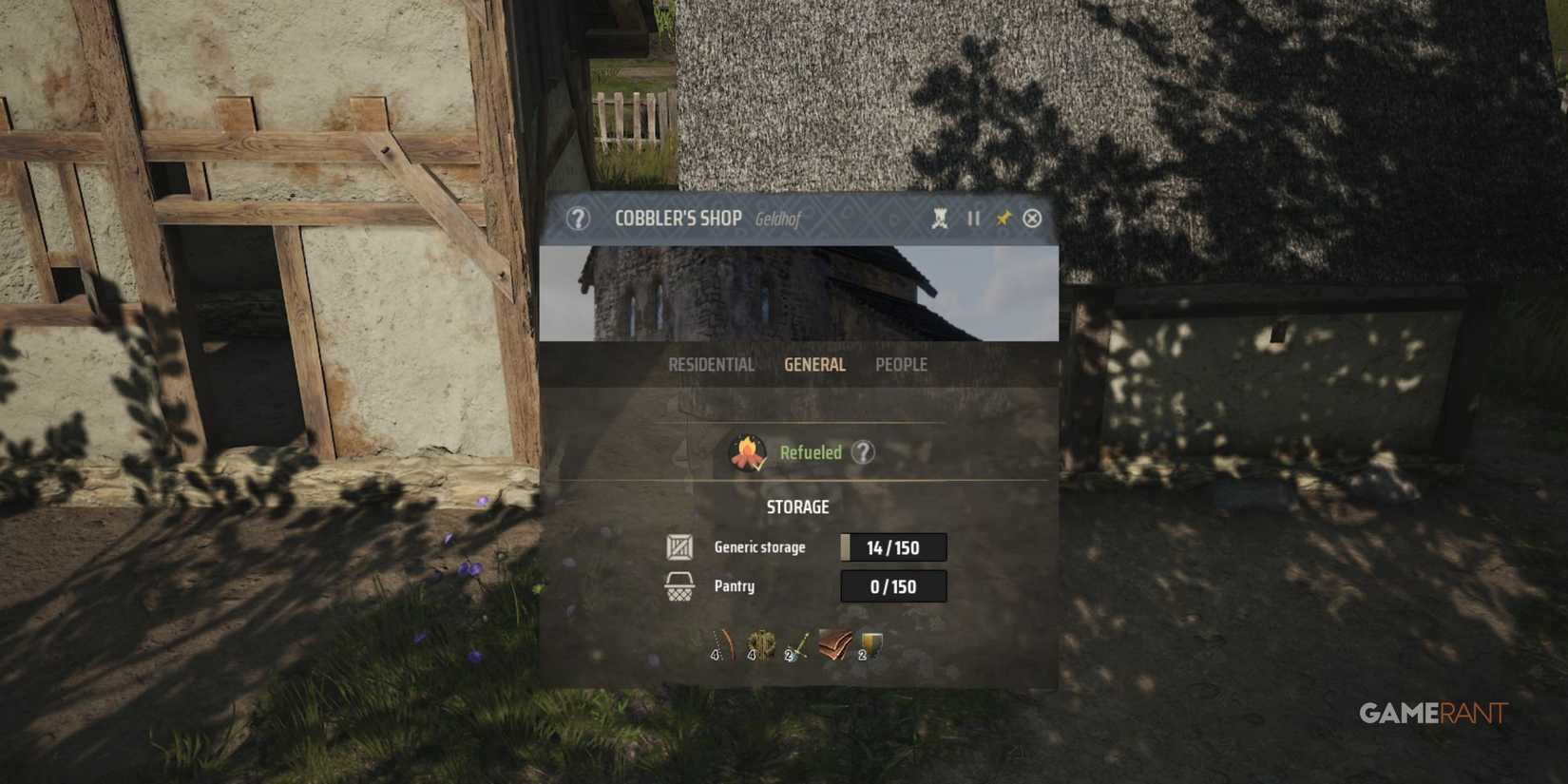 Manor Lords Cobbler's Workshop Shoes