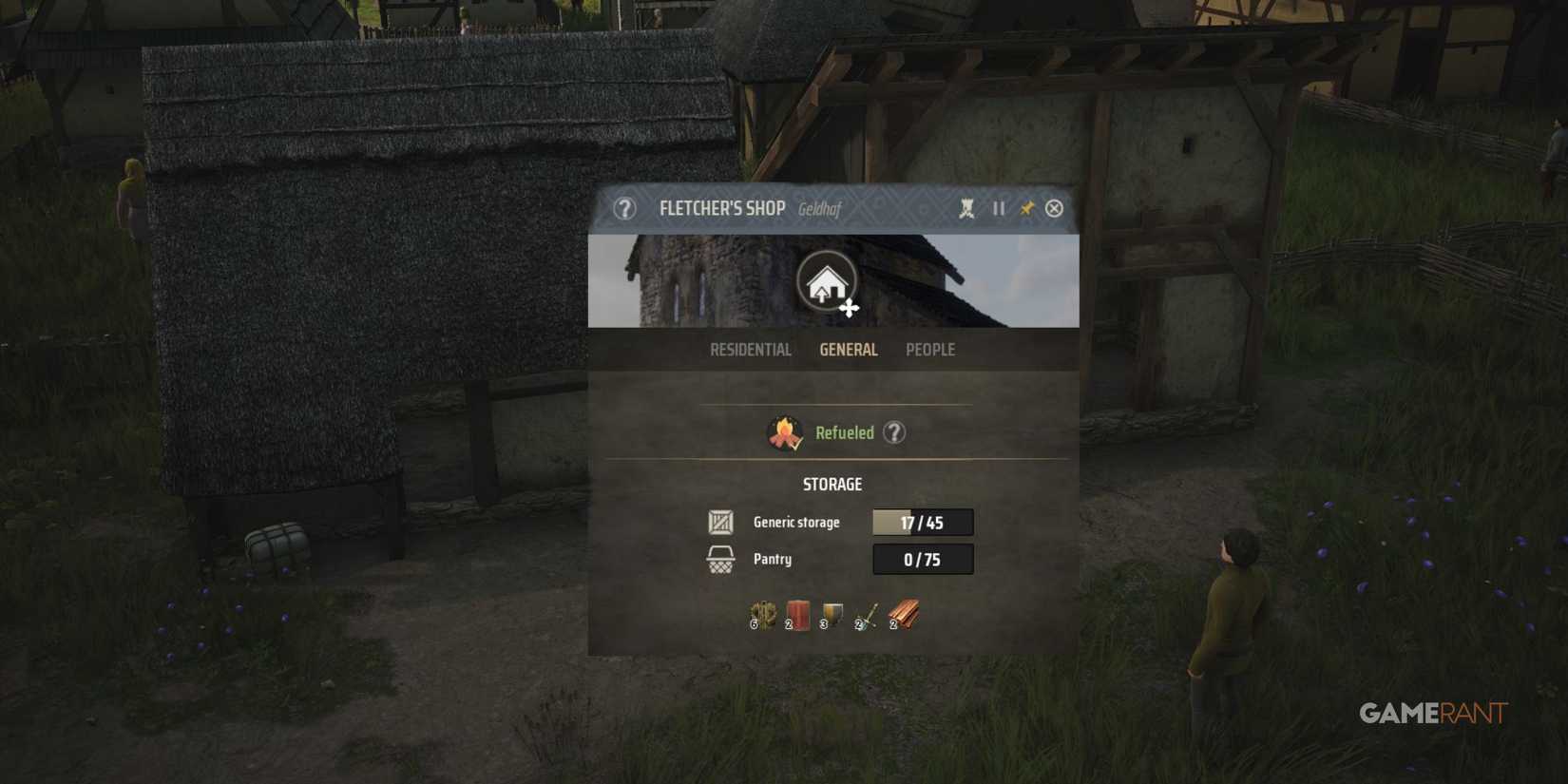 Manor Lords Fletcher's Workshop