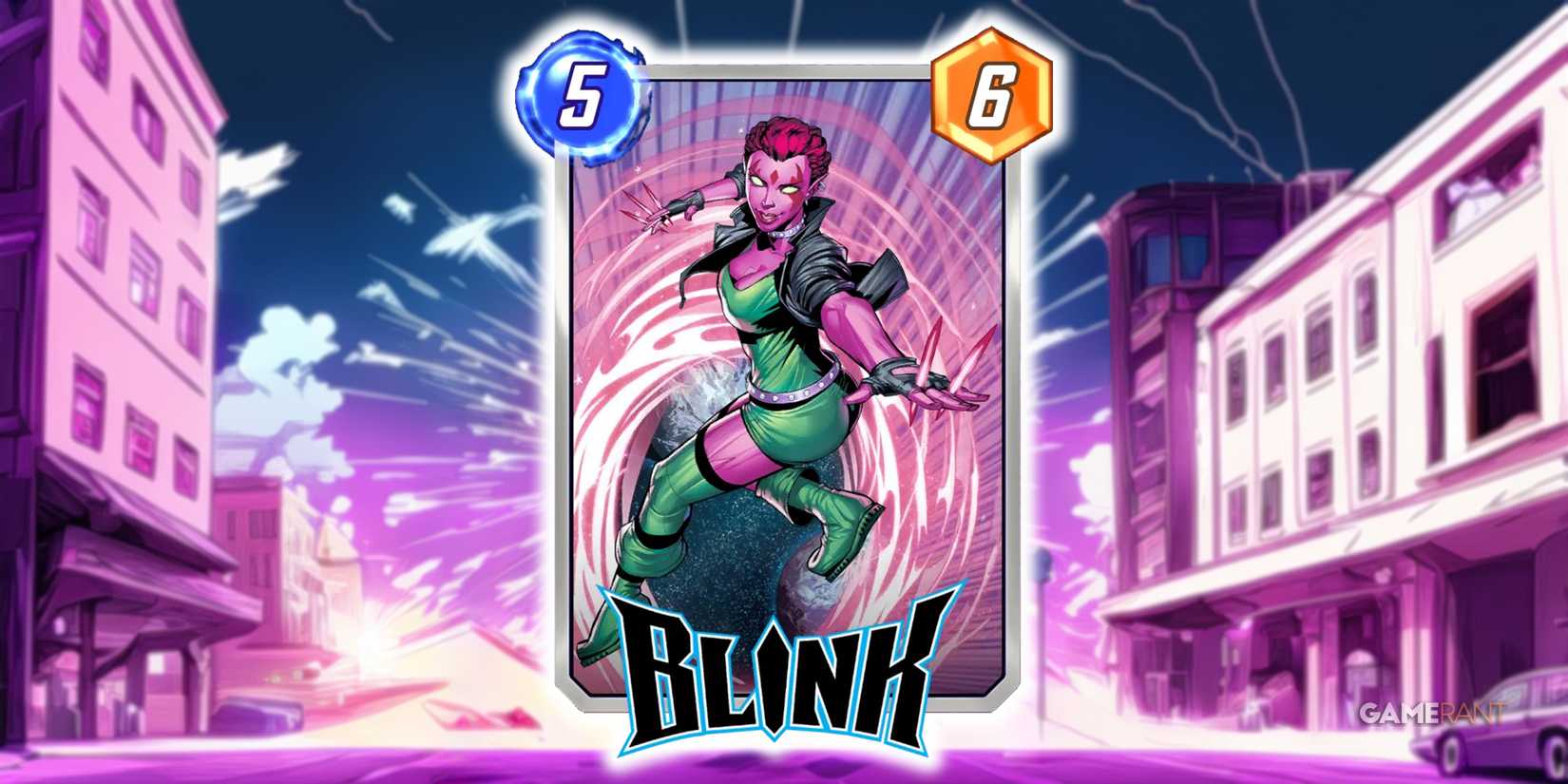 Marvel Snap's Blink card.