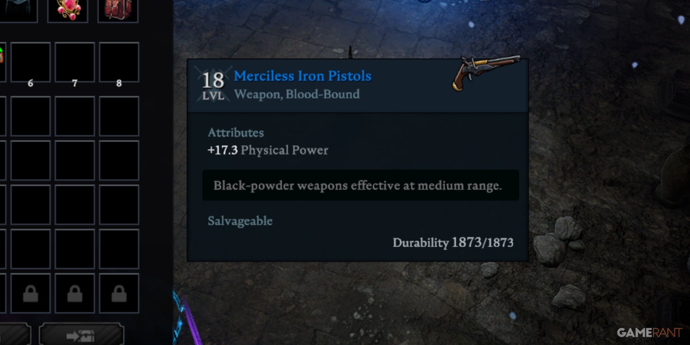 Merciless Iron Pistols In V Rising