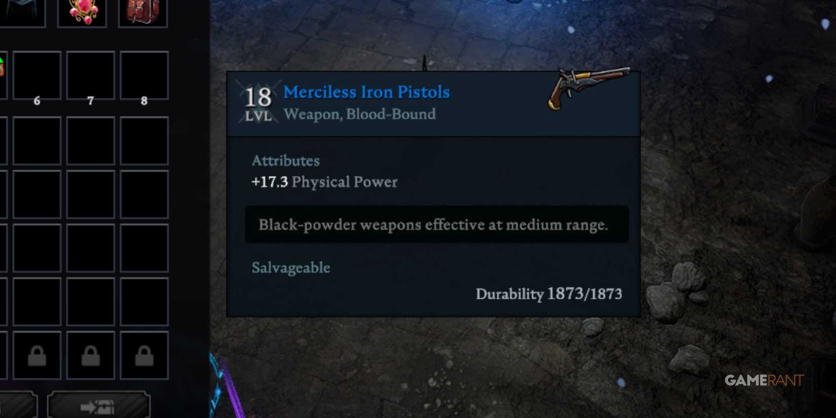 Merciless Iron Pistols In V Rising