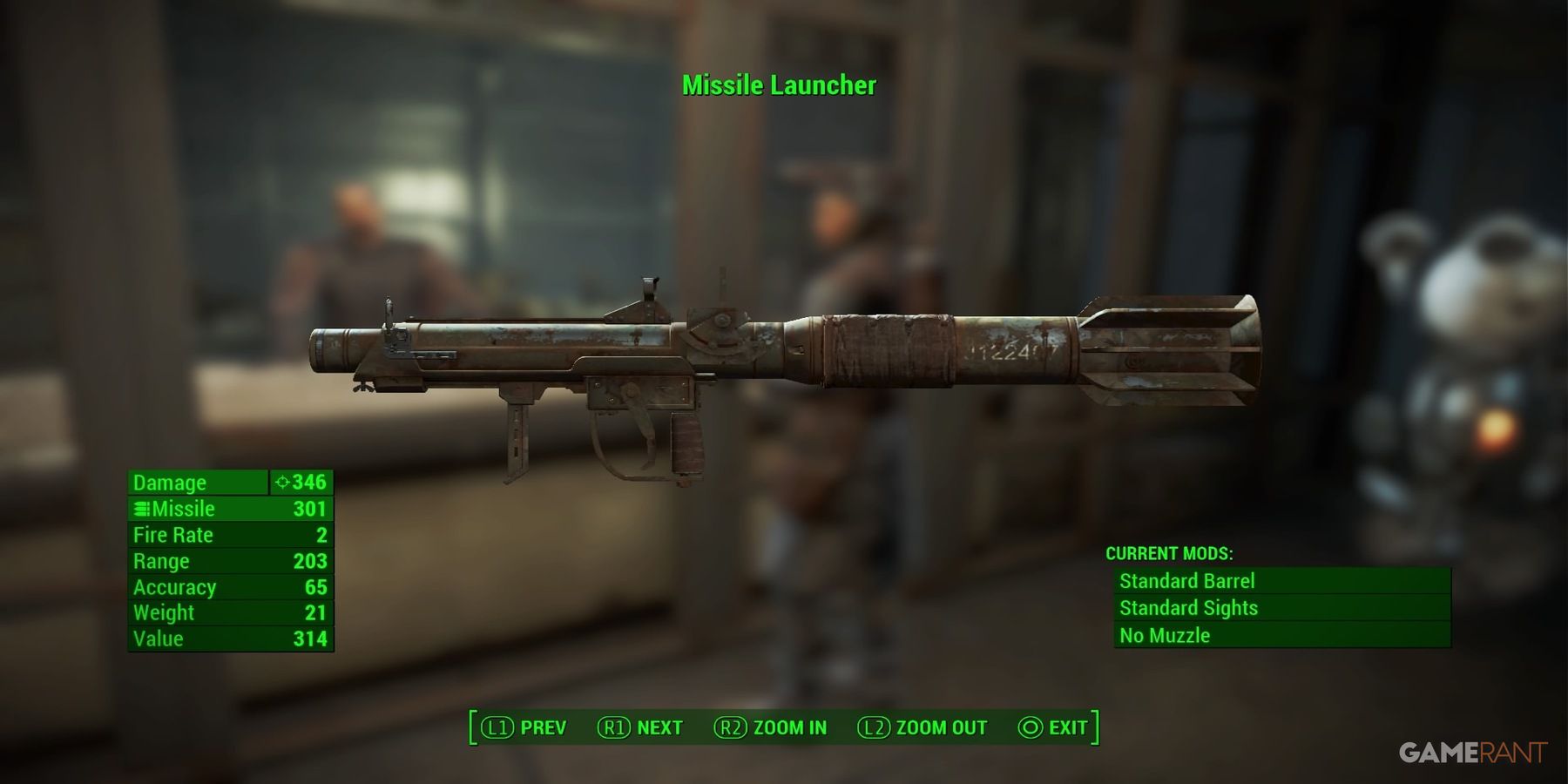 Missile Launcher in Fallout 4