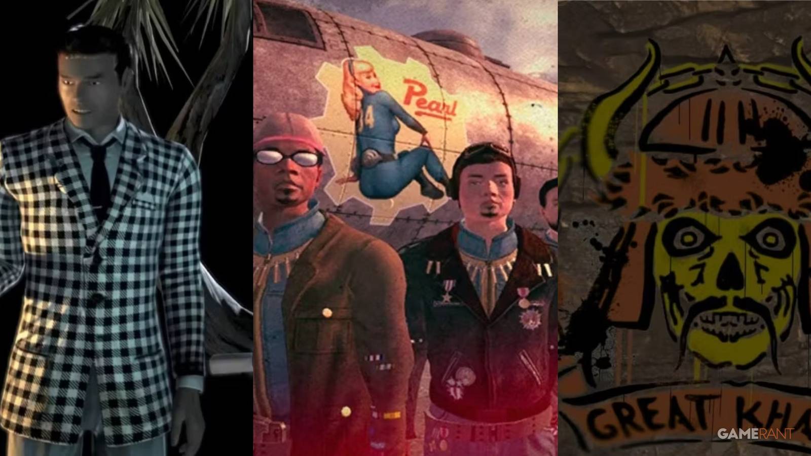 Benny, Boomers, and Great Khans from Fallout: New Vegas