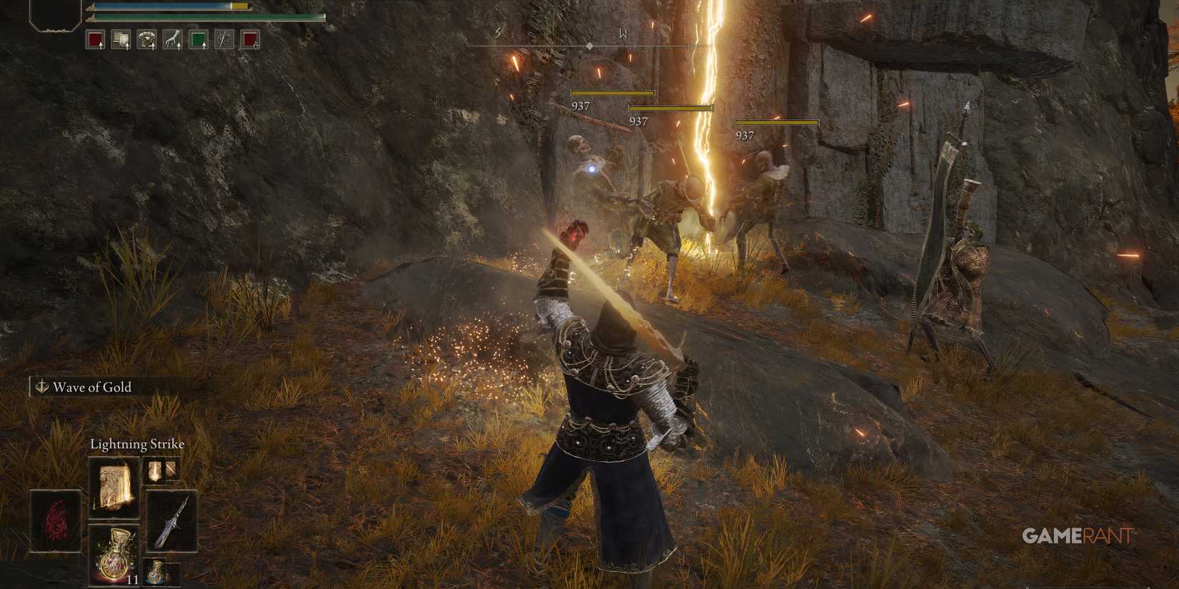 Elden Ring: Best Lightning Spells, Ranked Summoning a bolt of lightning killing enemies