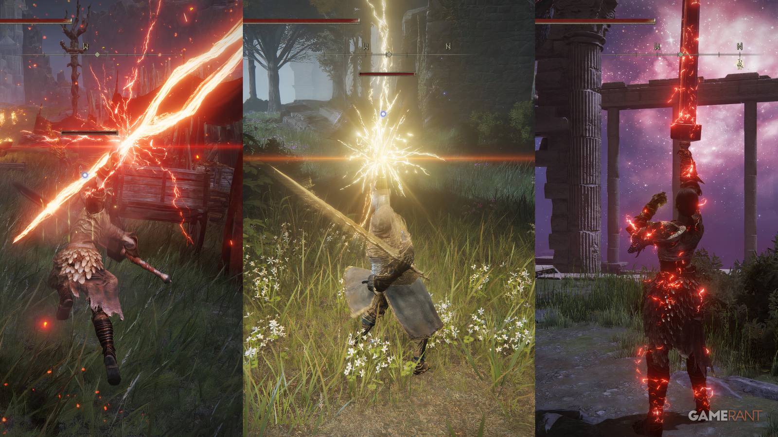 Elden Ring: Best Lightning Spells, Ranked Collage