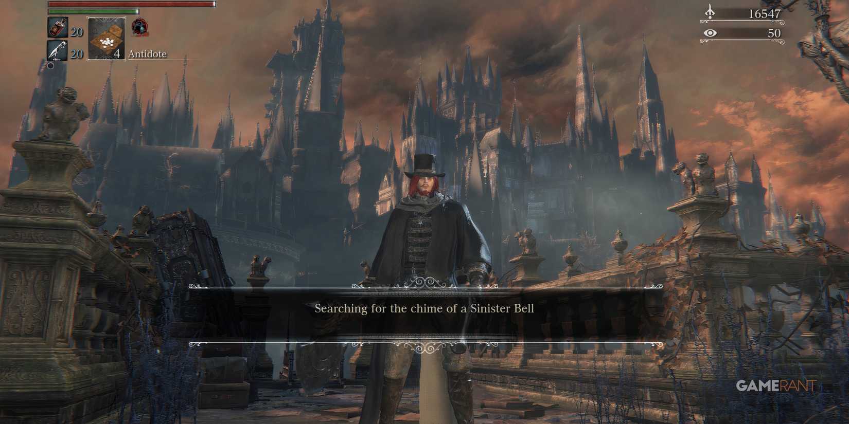 Best SoulsBorneGames For PvP, Ranked Player attempting to Invade another player in front of gothic city