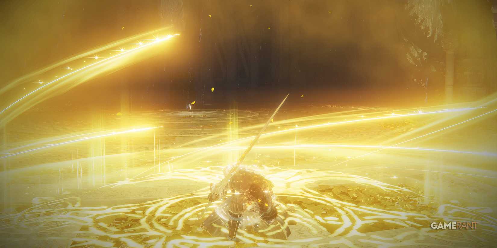 Elden Ring: Best Erdtree Incantations, Ranked summoning golden swirls at the base of the erdtree