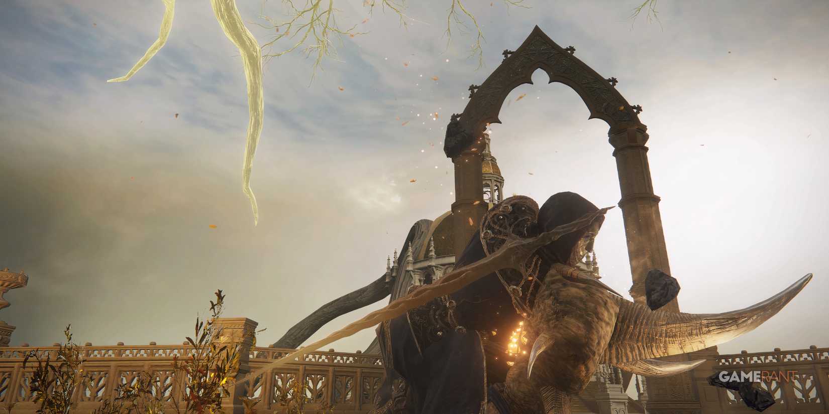 Elden Ring: Best Erdtree Incantations, Ranked Conjuring a horn and preparing to charge