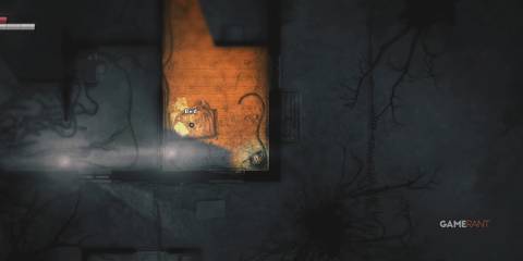 8 Great Folk Horror Video Games Character hides in the corner of his room from darkness outside