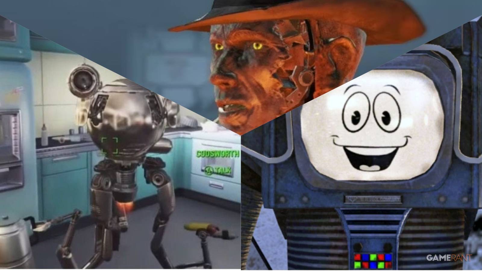 Codworth and Nick Valentine from Fallout 4 & Yes Man from New Vegas