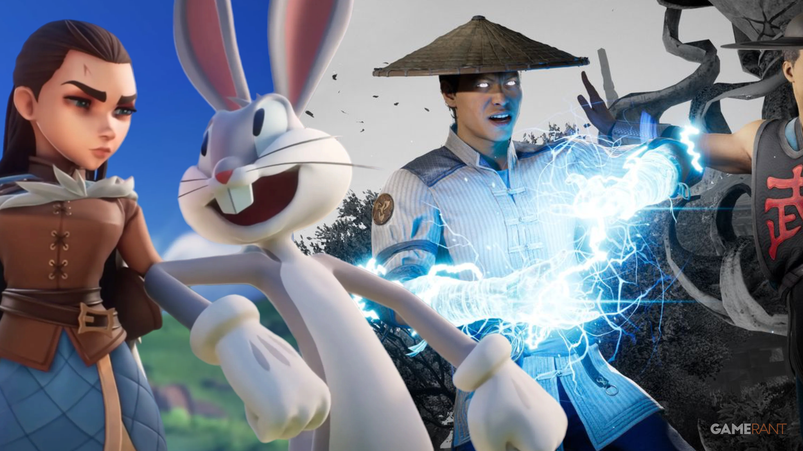 multiversus-bugs-bunny-arya-stark-mortal-kombat