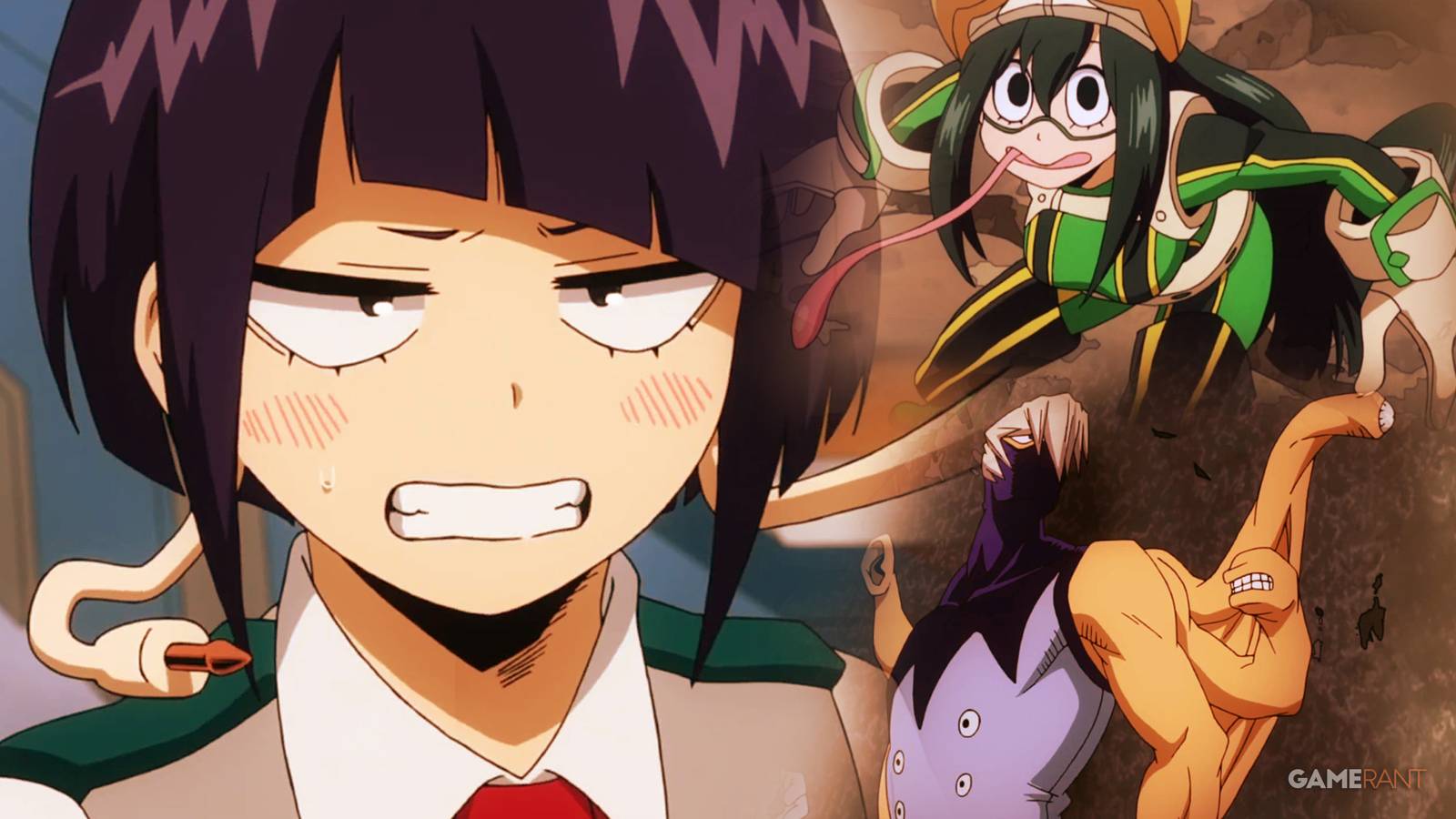 My Hero Academia quirks Earphone Jack, Frog, Dupli-Arms