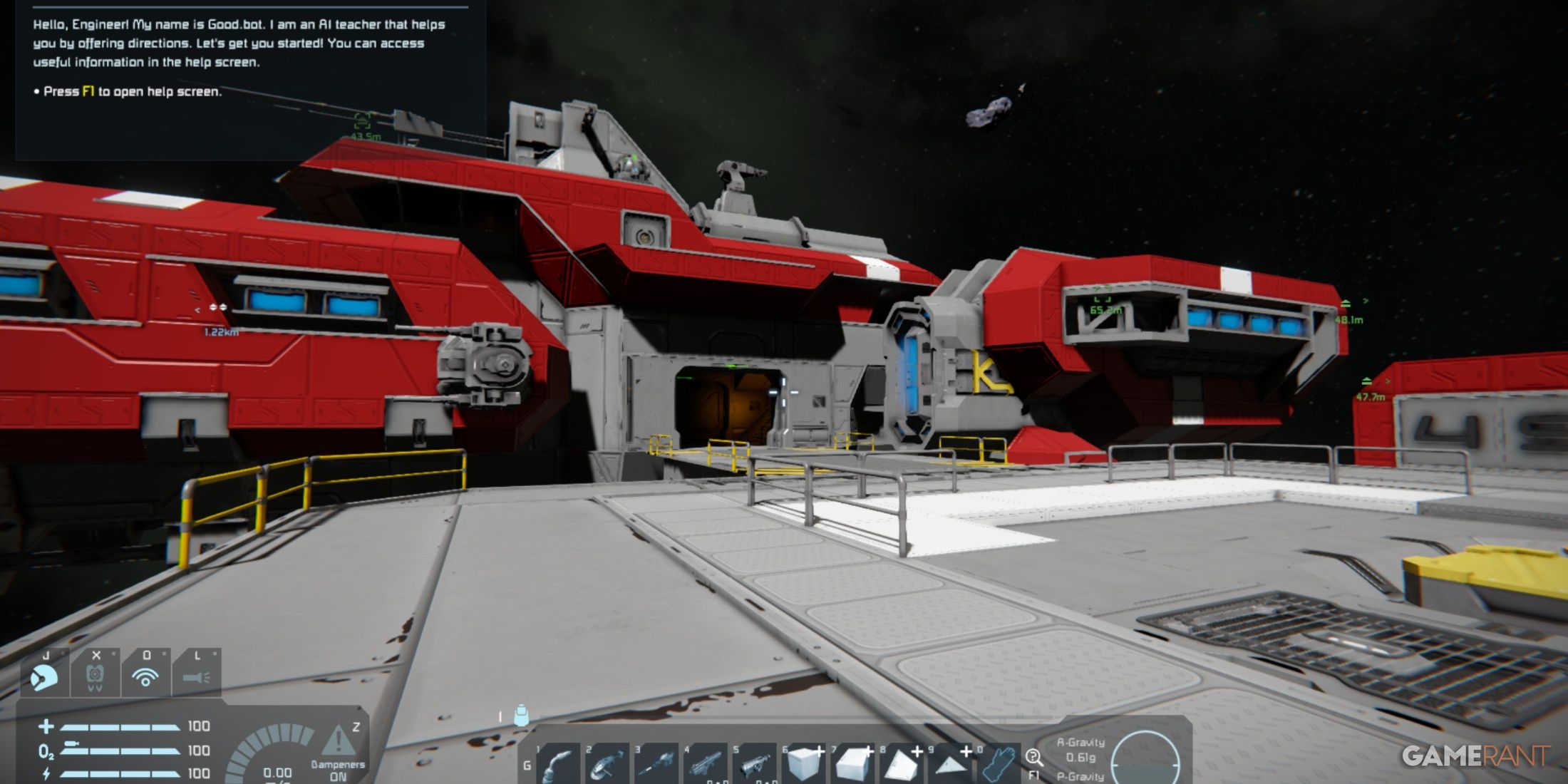 New Red Ships Start In Space Engineers Signals Update