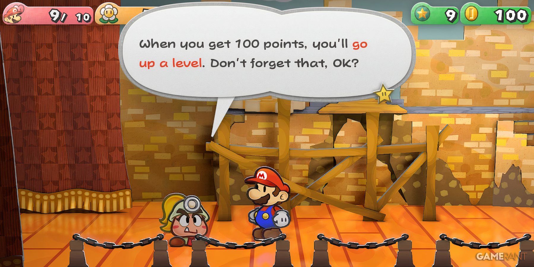 paper mario the thousand year door - leveling up