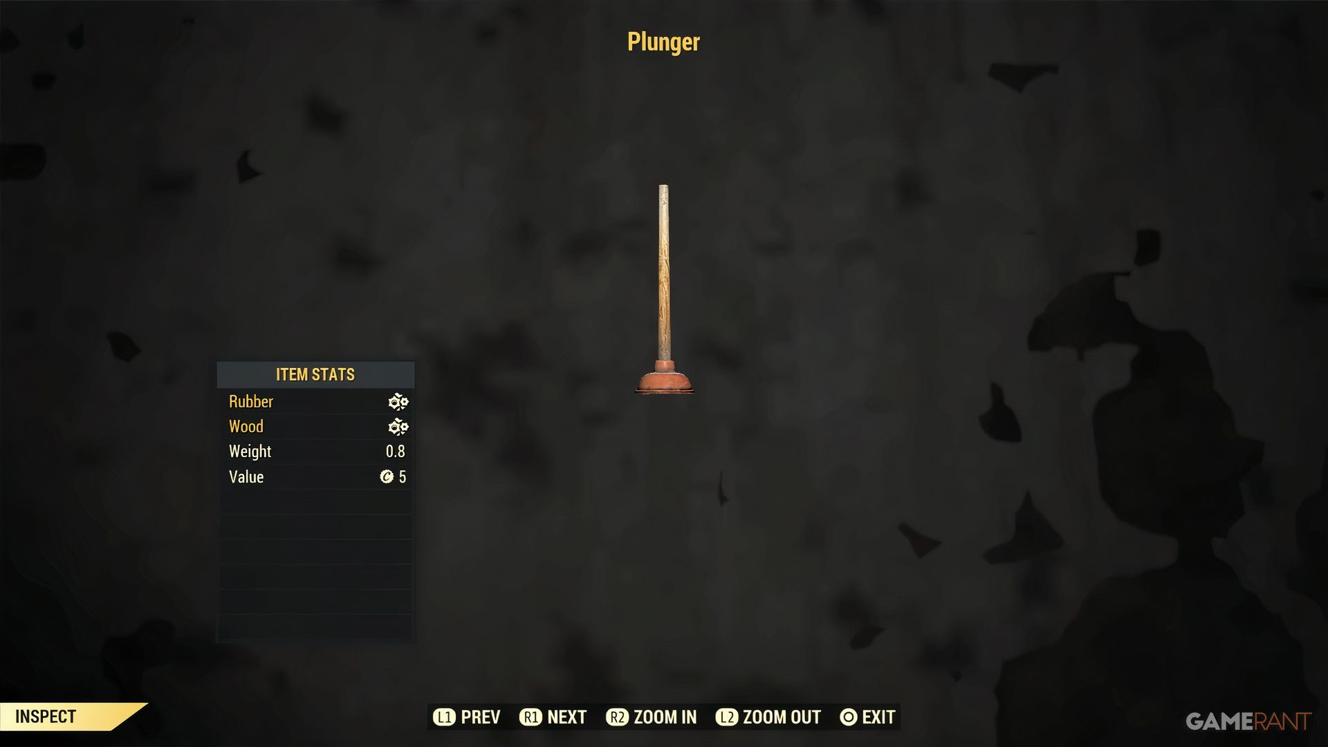 Plunger in Fallout 76