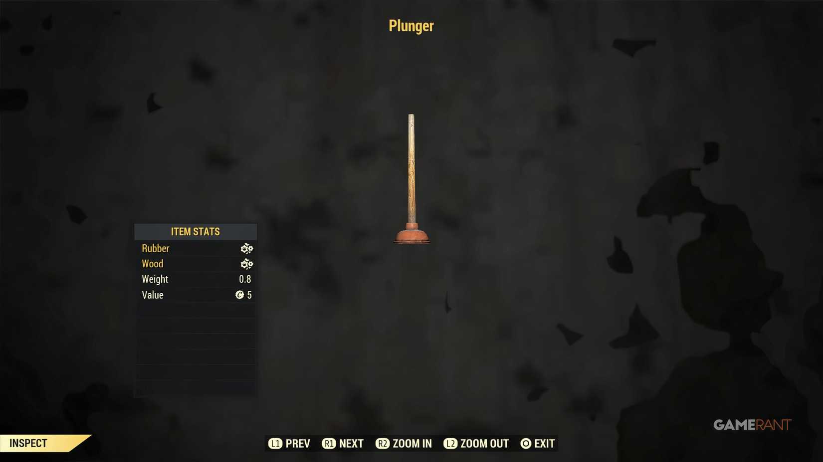 Plunger in Fallout 76