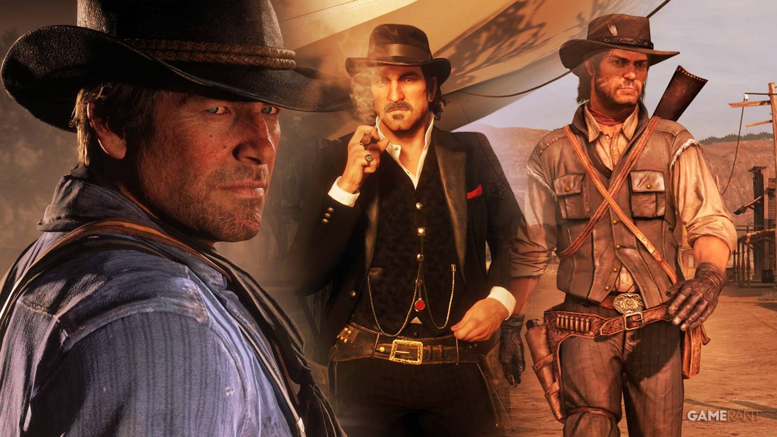 Red Dead Redemption Arthur Morgan, Dutch Van Der Linde, John Marston