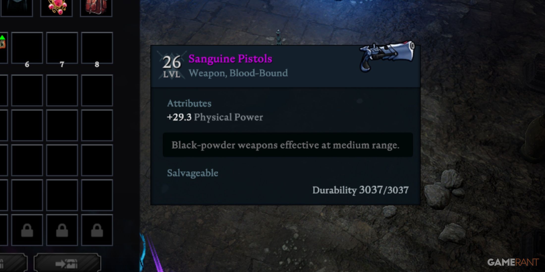 Sanguine Pistols In V Rising